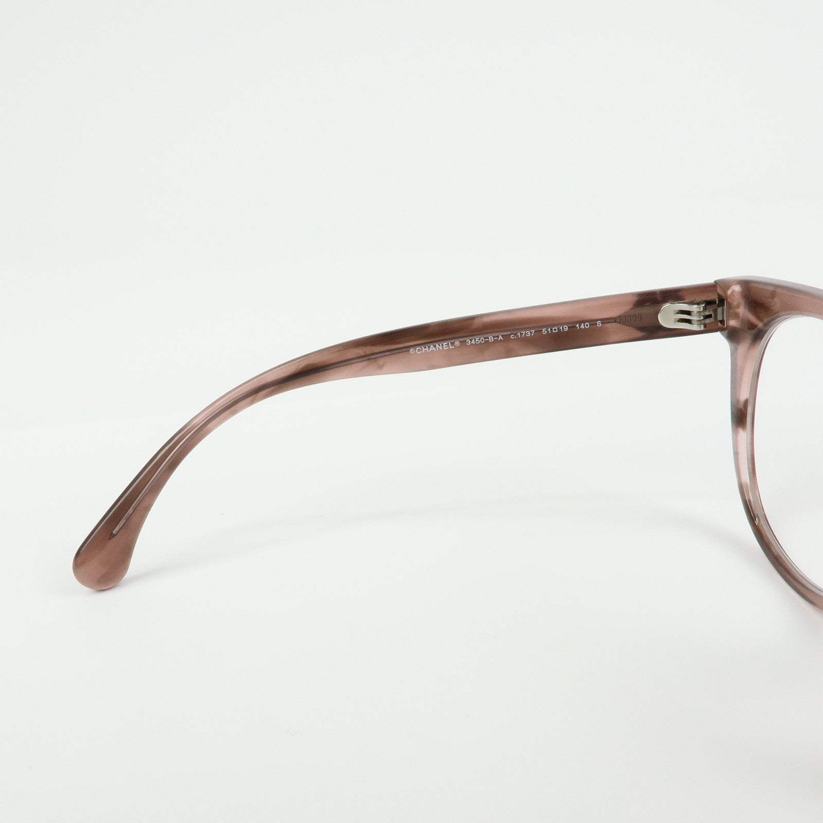 CHANEL COCO Mark Plastic Glasses Fashion Glasses Brown 3450-B-A