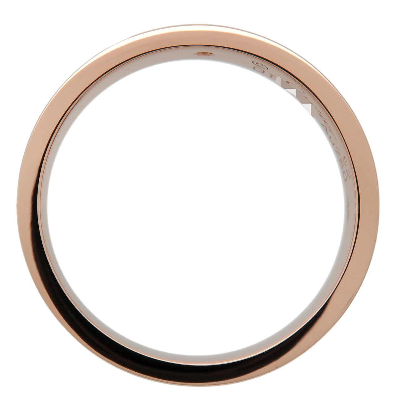 Cartier Mini Love 1P Diamond Ring K18 750PG Rose Gold #52 US6 EU52
