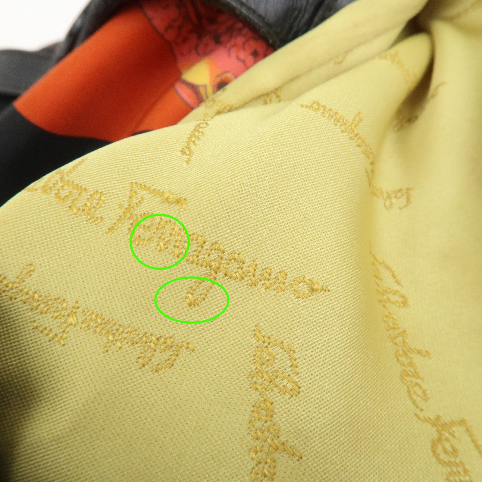 Ferragamo Nylon Leather Mini Hand Bag Shoulder Bag Animal Black