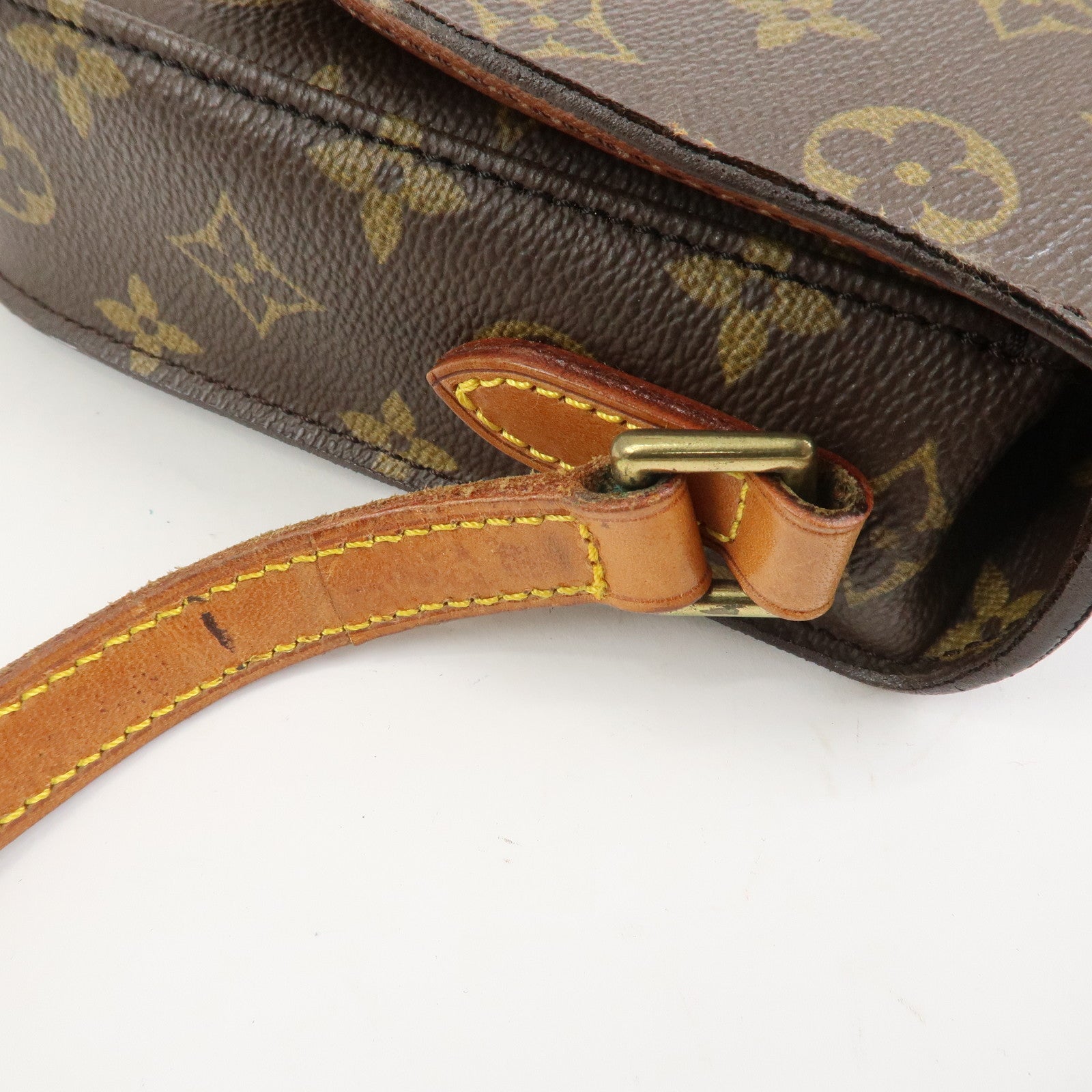 Louis Vuitton Monogram Saint Cloud MM Shoulder Bag Brown M51243