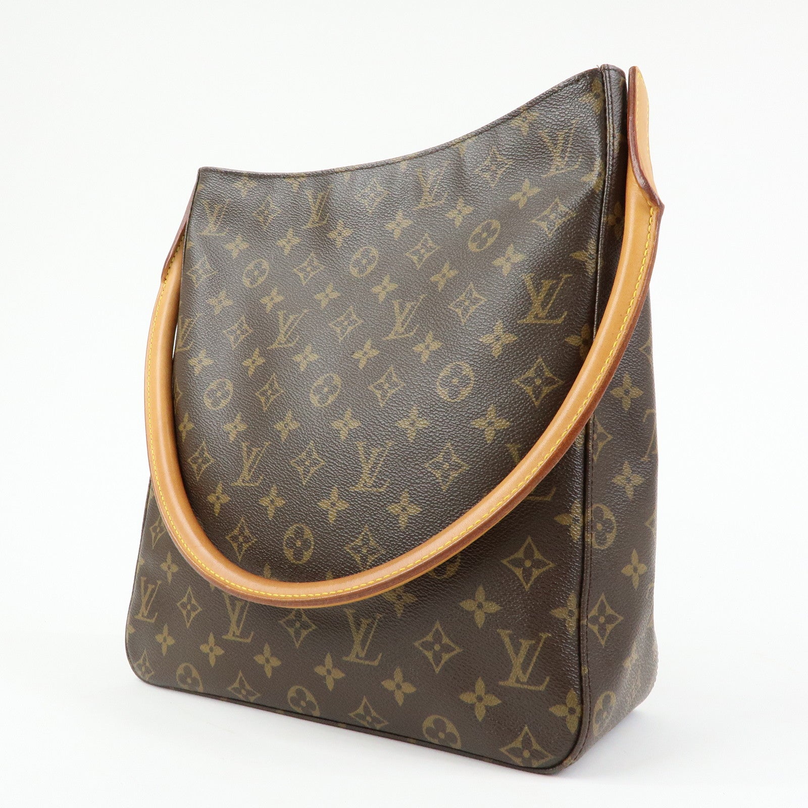 Louis Vuitton Monogram Looping GM Shoulder Bag Brown M51145