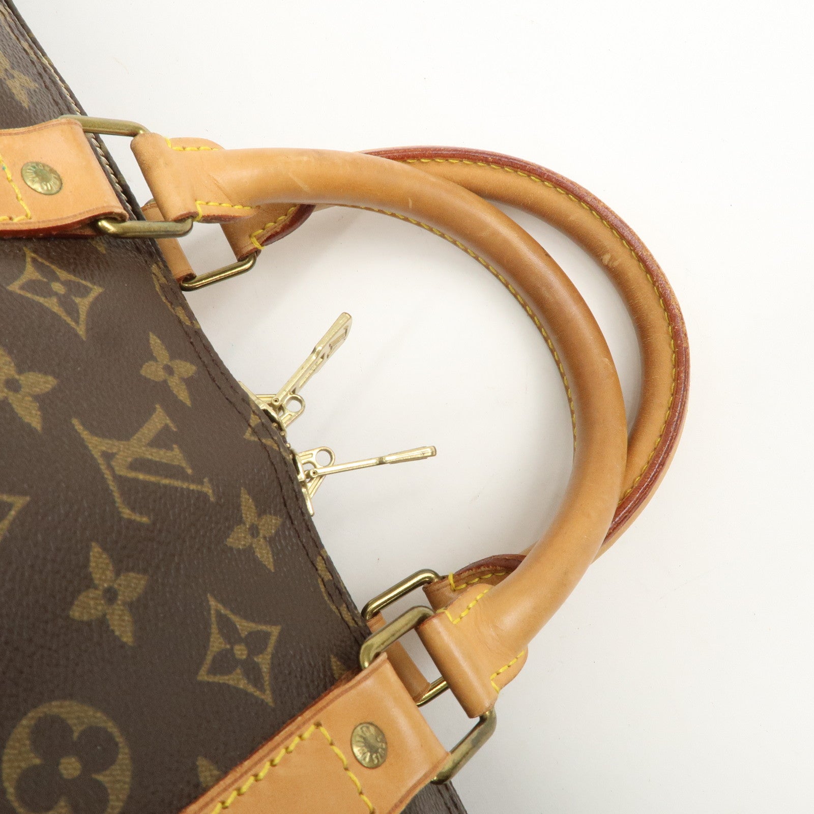 Louis Vuitton Monogram Keep All Bandouliere 55 Boston Bag M41414