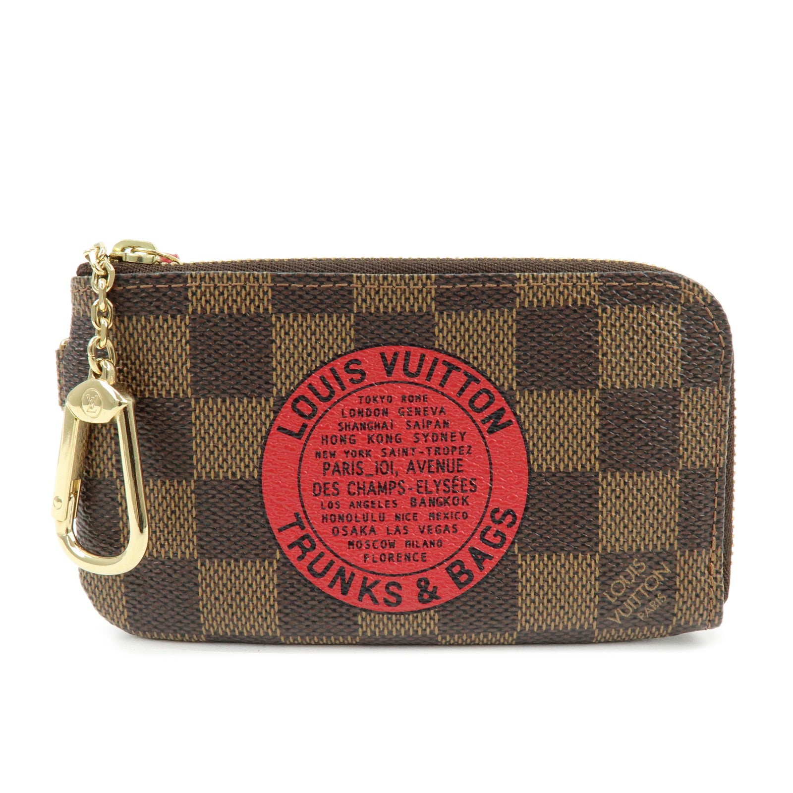 Louis Vuitton Damier T&B Pochette Cles Complice Coin Case N61742