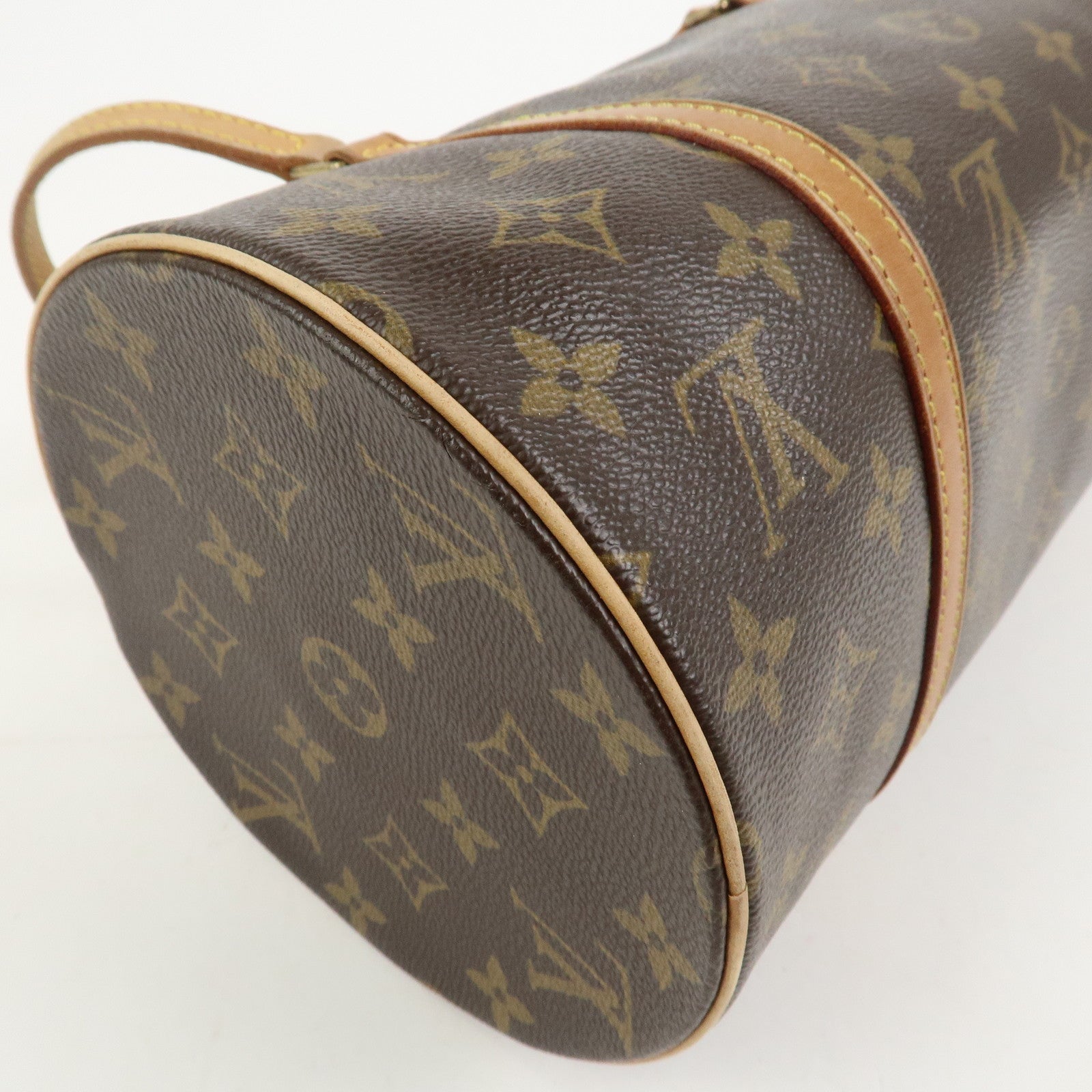 Louis Vuitton Monogram Papillon 30 Old Style Hand Bag Brown M51365