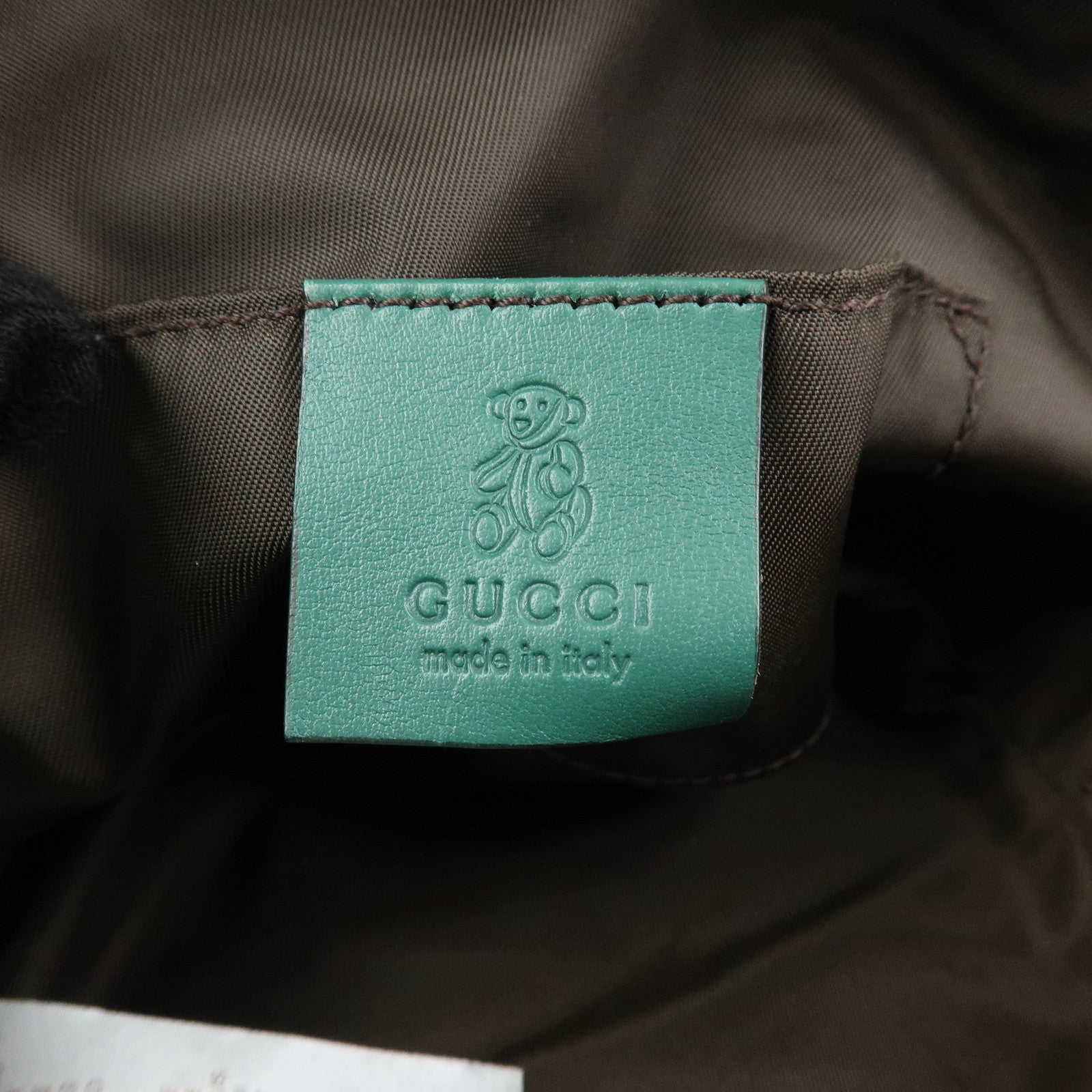 GUCCI Children’s Microguccissima Leather Hand Bag Frog Motif 340620