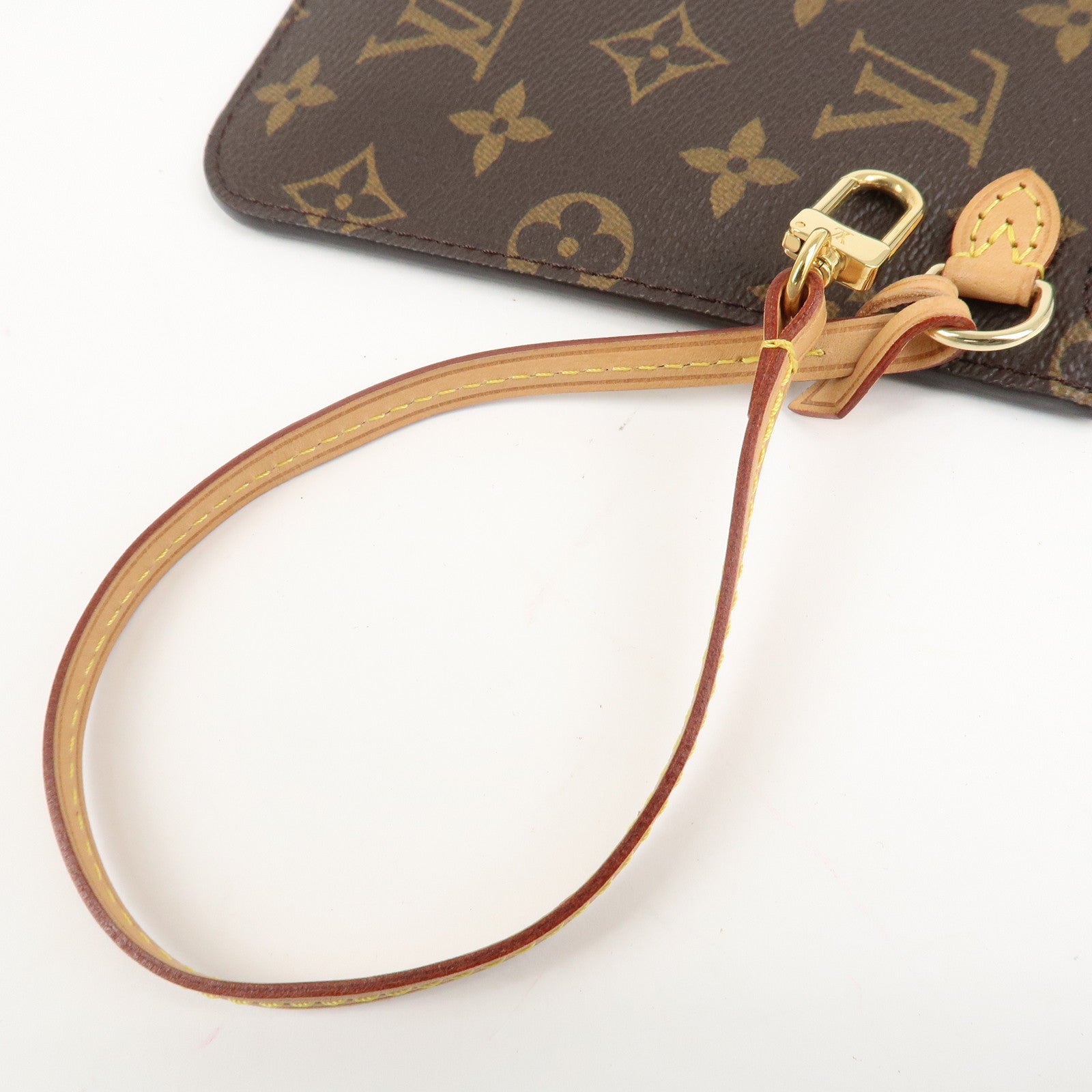 Louis Vuitton Monogram Pouch for Neverfull MM Brown Used