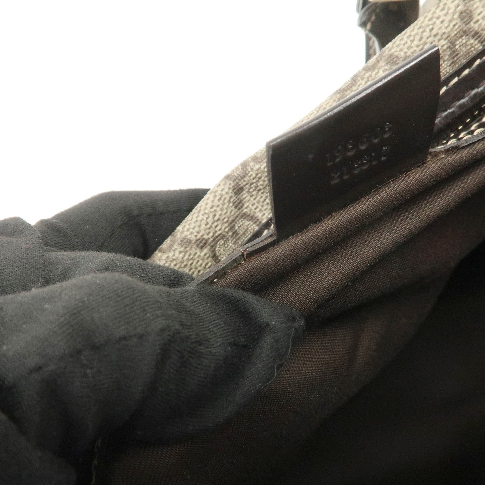 GUCCI GG Supreme Guccissima GG Plus Histoire Boston Bag 193603