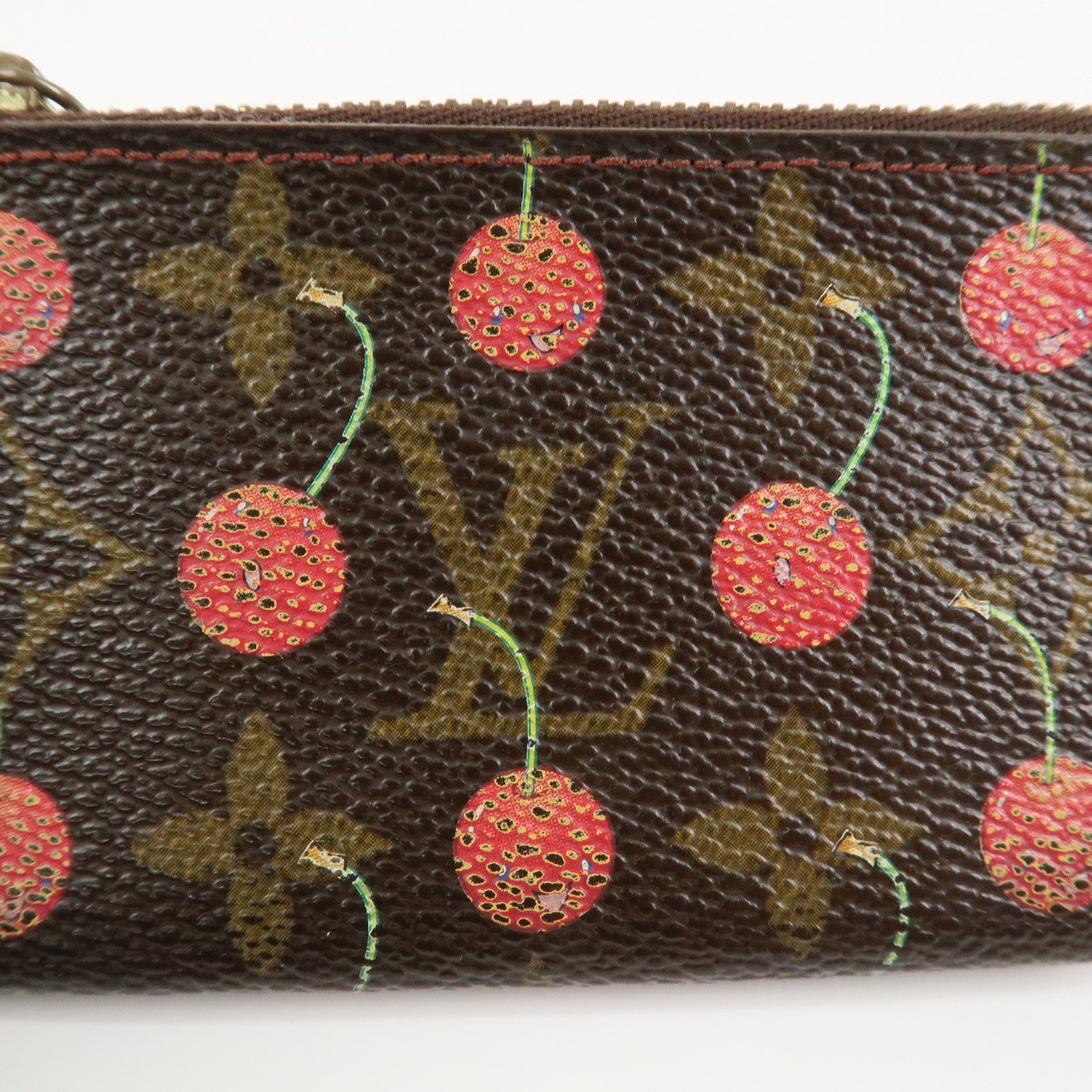 Louis Vuitton Monogram Cherry Pochette Cles Coin Case M95042