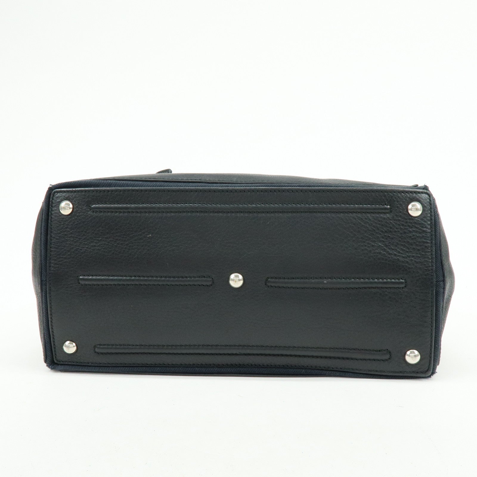 SAINT LAURENT PARIS Muse Two Calf Leather Hand Bag Black 229080