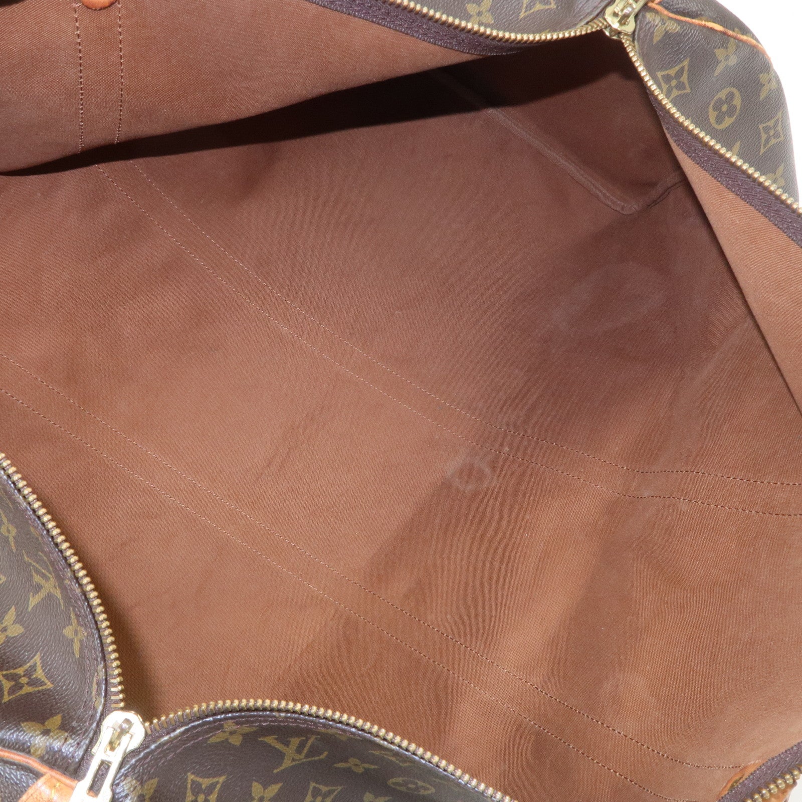 Louis Vuitton Monogram Keep All 60 Boston Bag Brown M41422