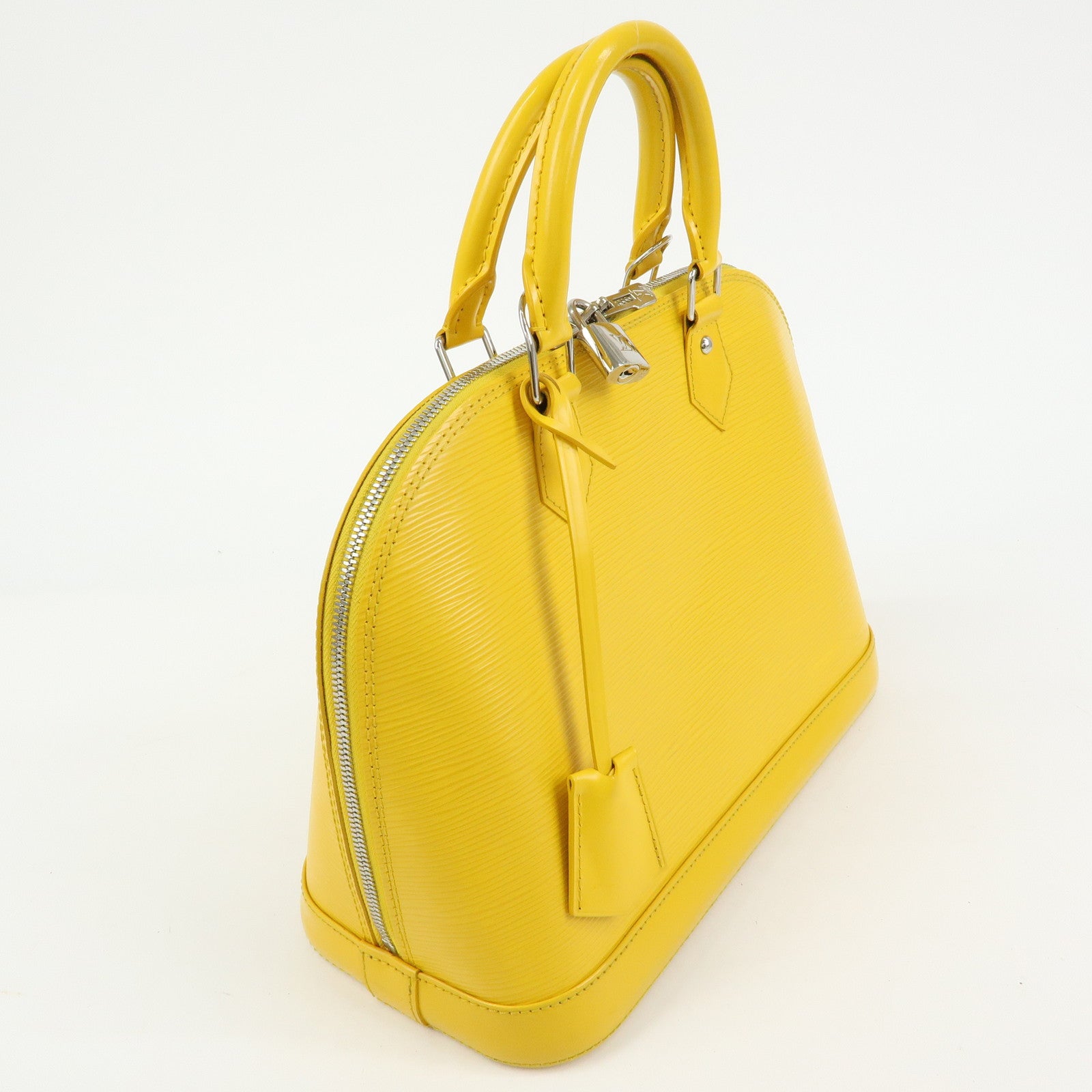 Louis Vuitton Epi Alma Epi Leather PM Hand Bag Citron M40619