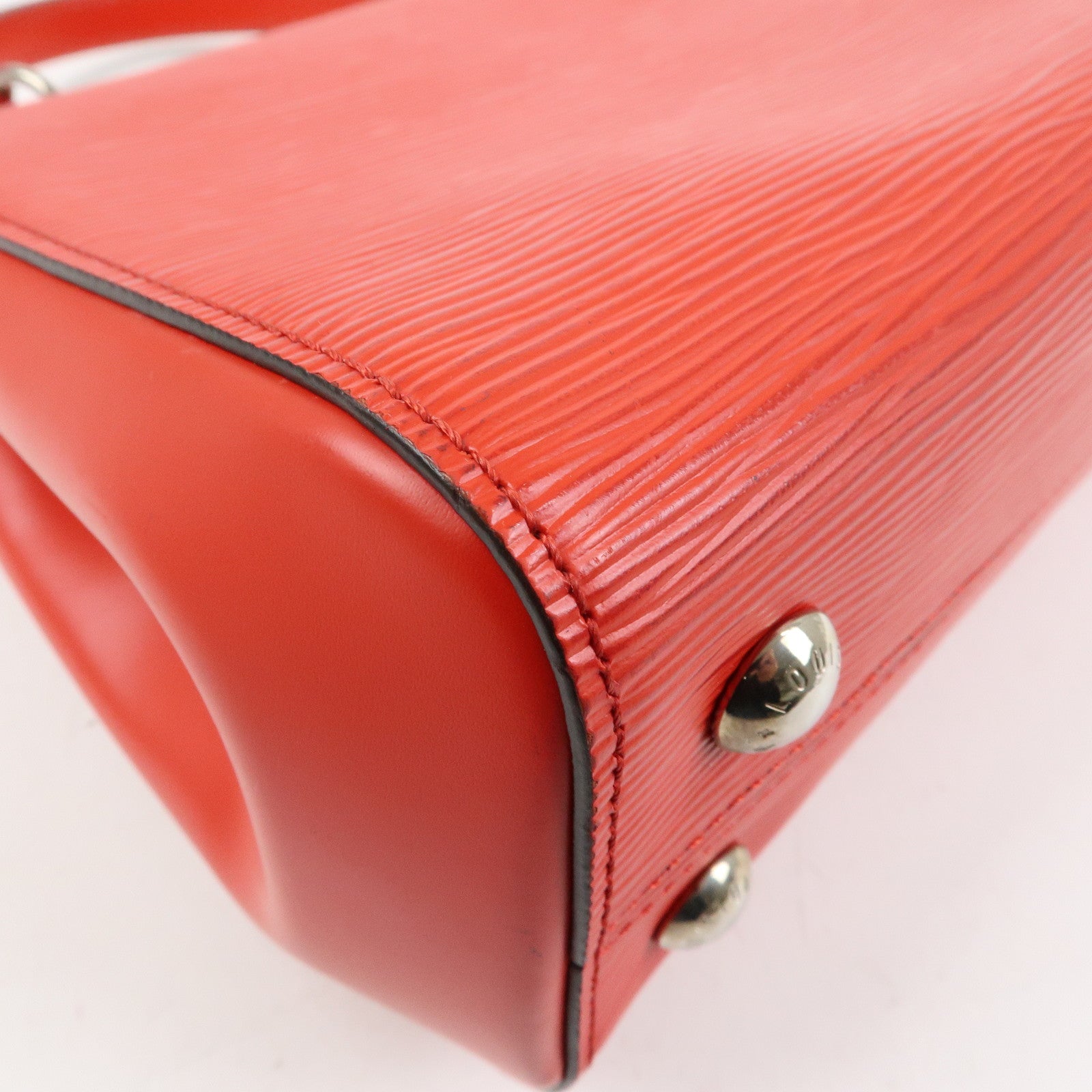 Louis Vuitton Epi Cluny BB Hand Bag Shoulder Bag Coquelicot M41337