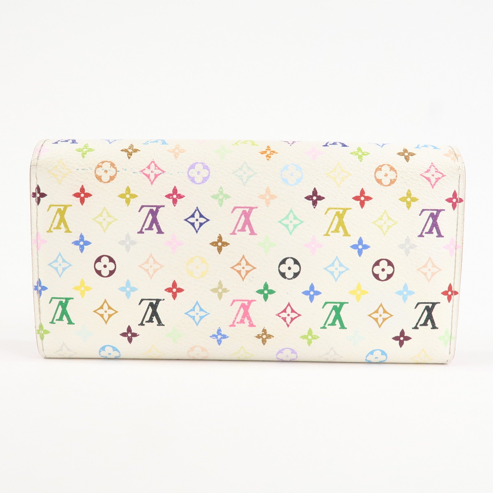 Louis Vuitton Monogram Multicolor Portefeuille Sarah Long Wallet Used