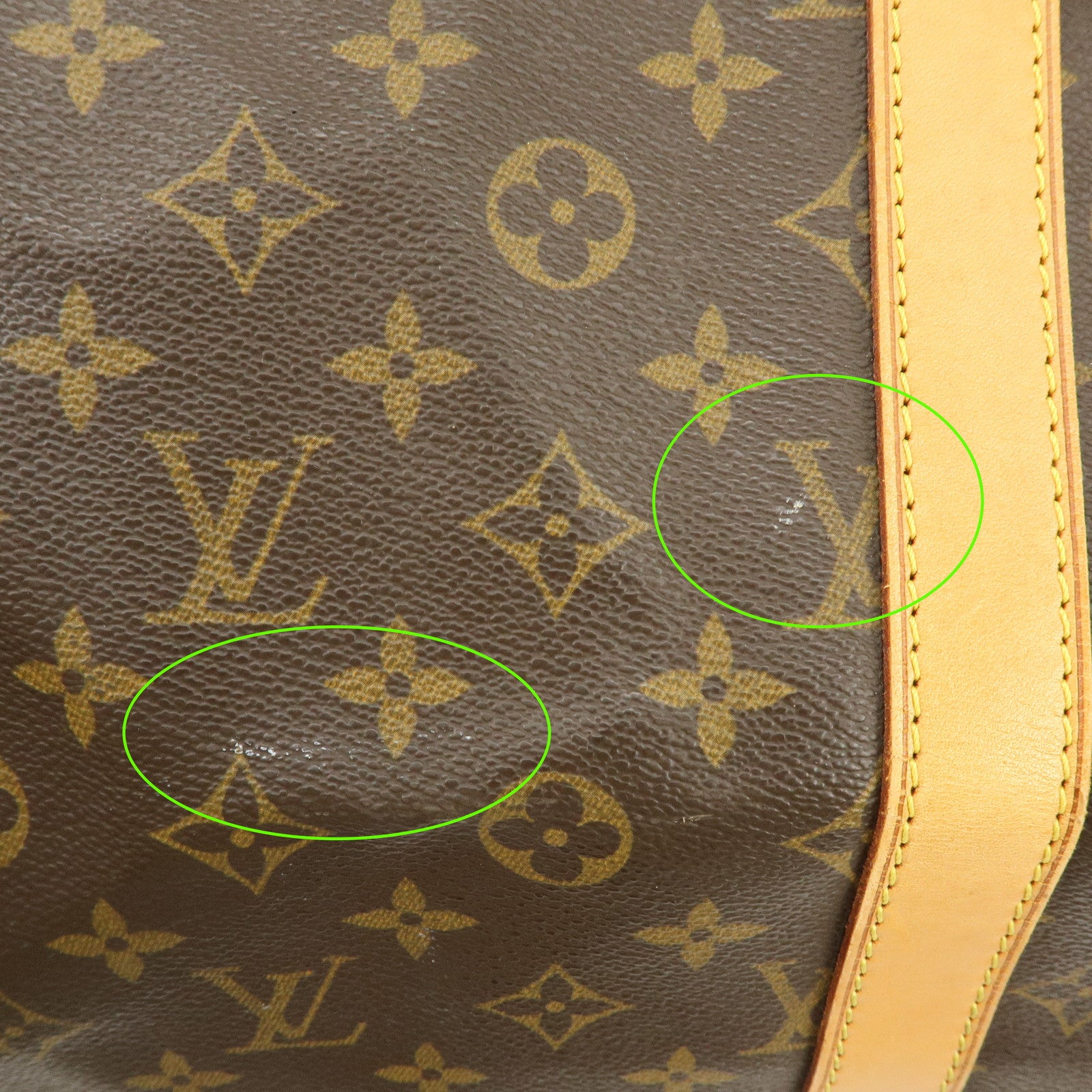 Louis Vuitton Monogram Keep All Bandouliere 55 Boston Bag M41414