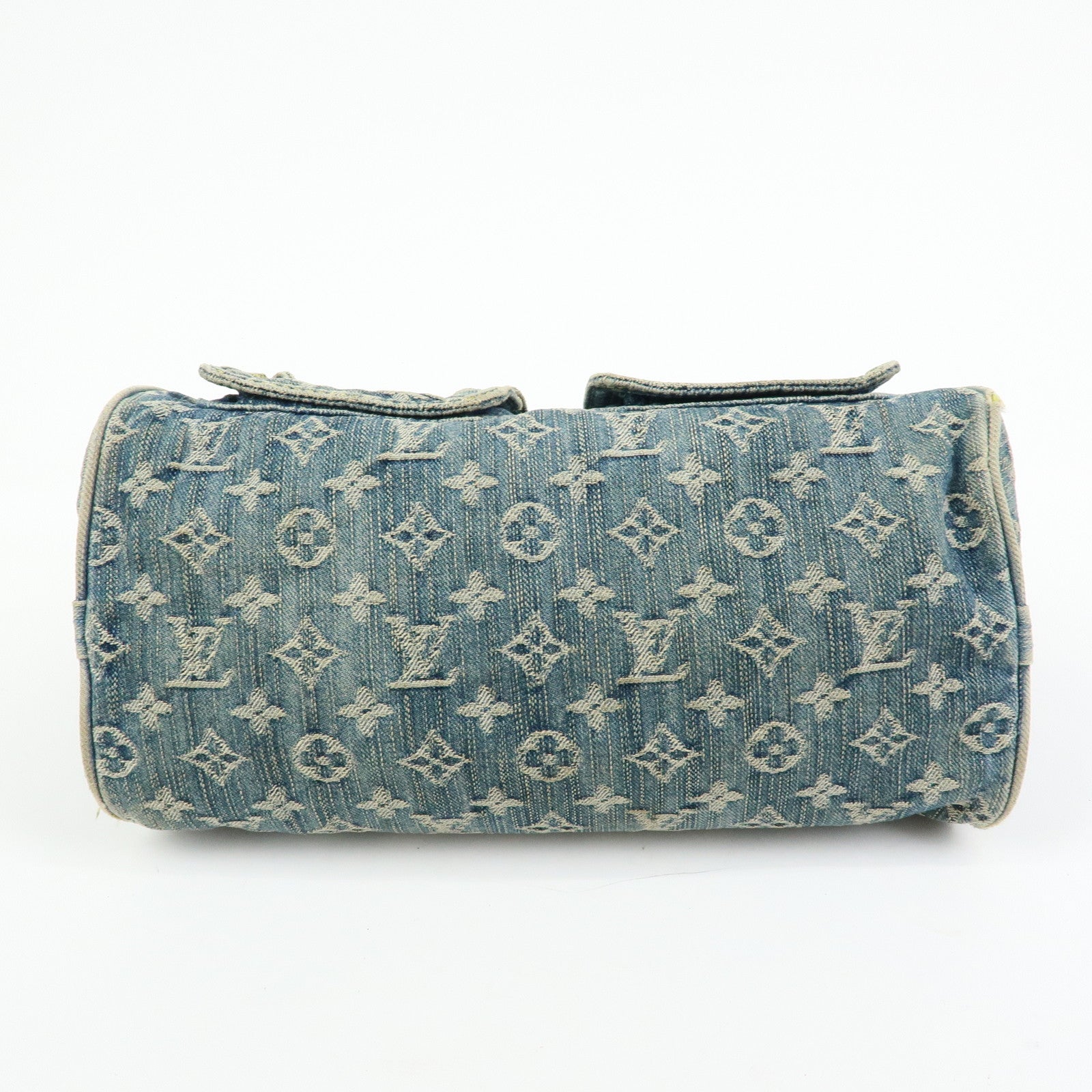 Louis Vuitton Monogram Denim Neo Speedy Boston Bag Blue M95019