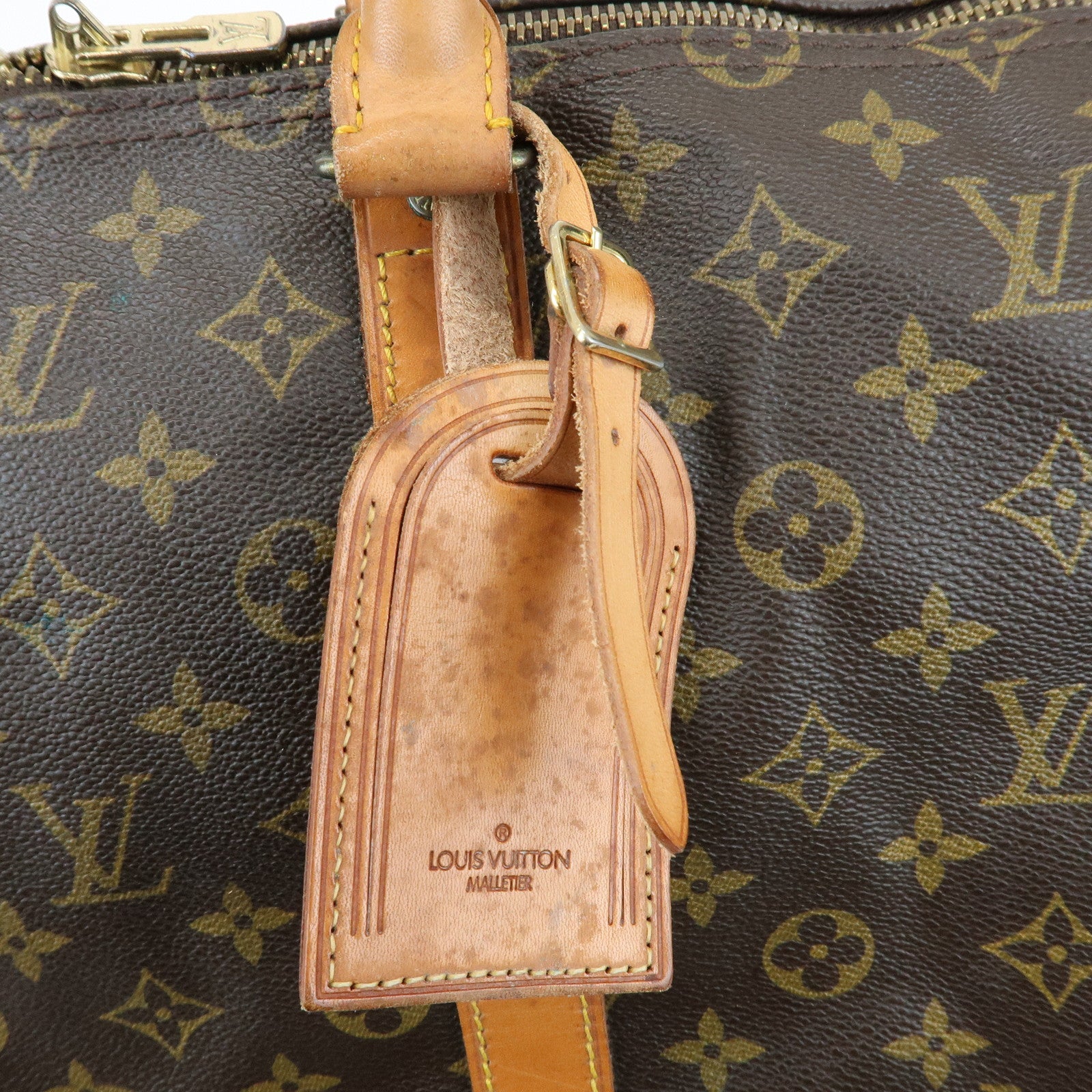 Louis Vuitton Monogram Keep All Bandouliere 55 Boston Bag M41414