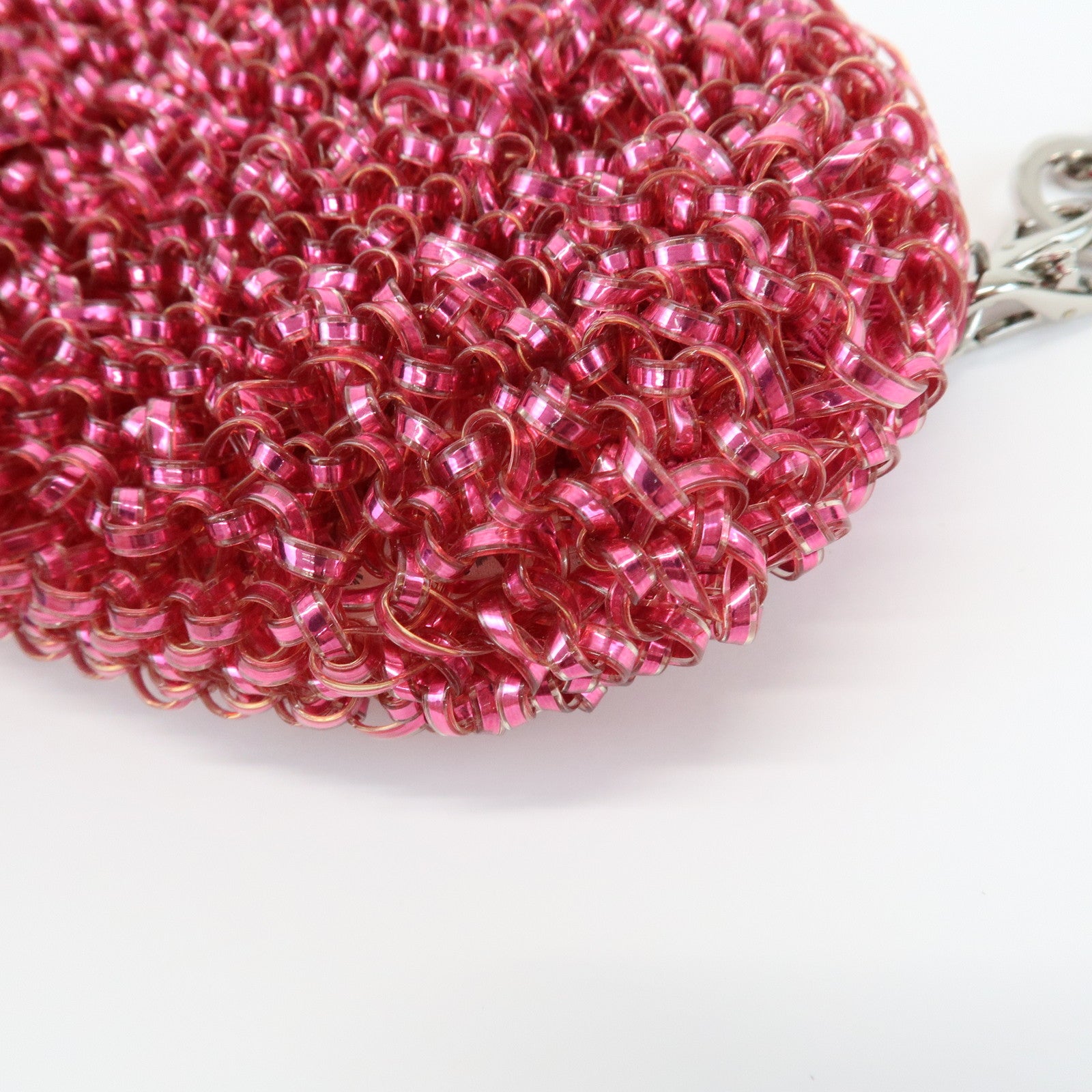 ANTEPRIMA Logo PVC Pouch Bag Cosmetic Pouch Pink
