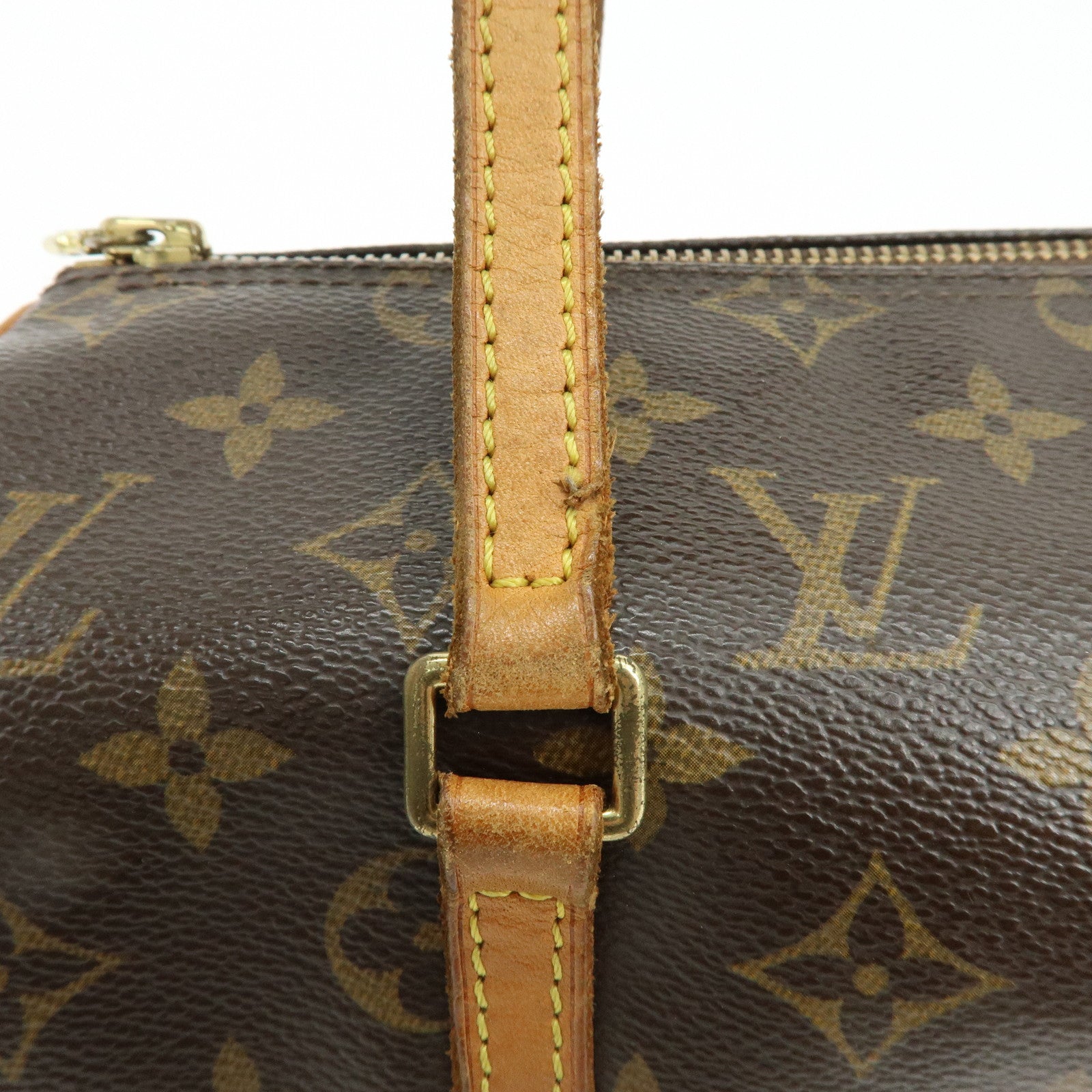 Louis Vuitton Monogram Papillon 26 Hand Bag Brown M51386