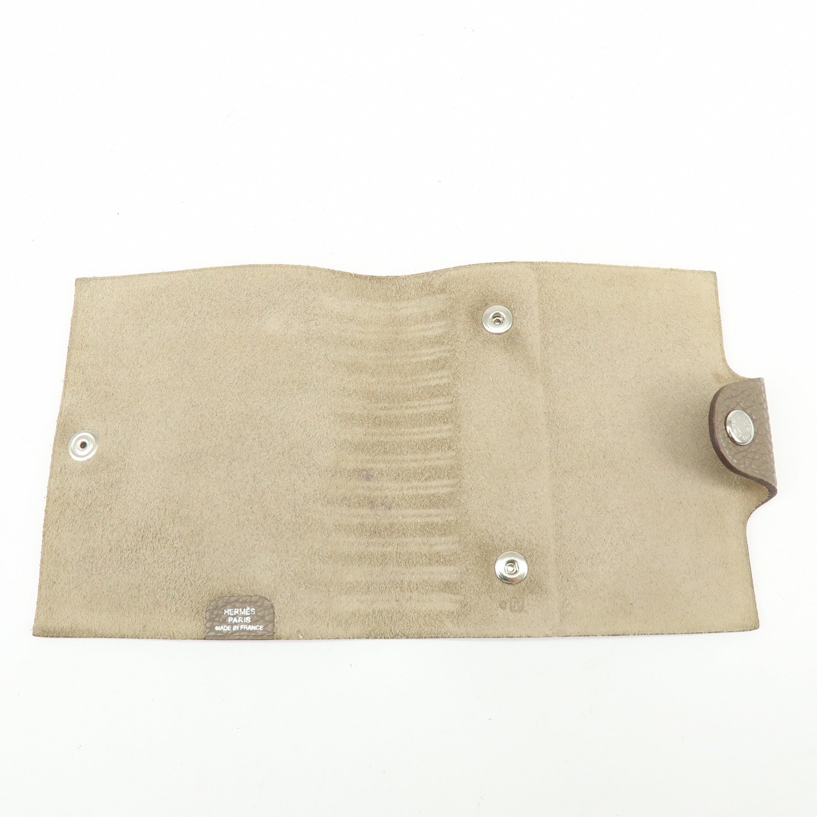 HERMES Ulysse Mini Taurillon Clemence Note Book Cover □K Stamped