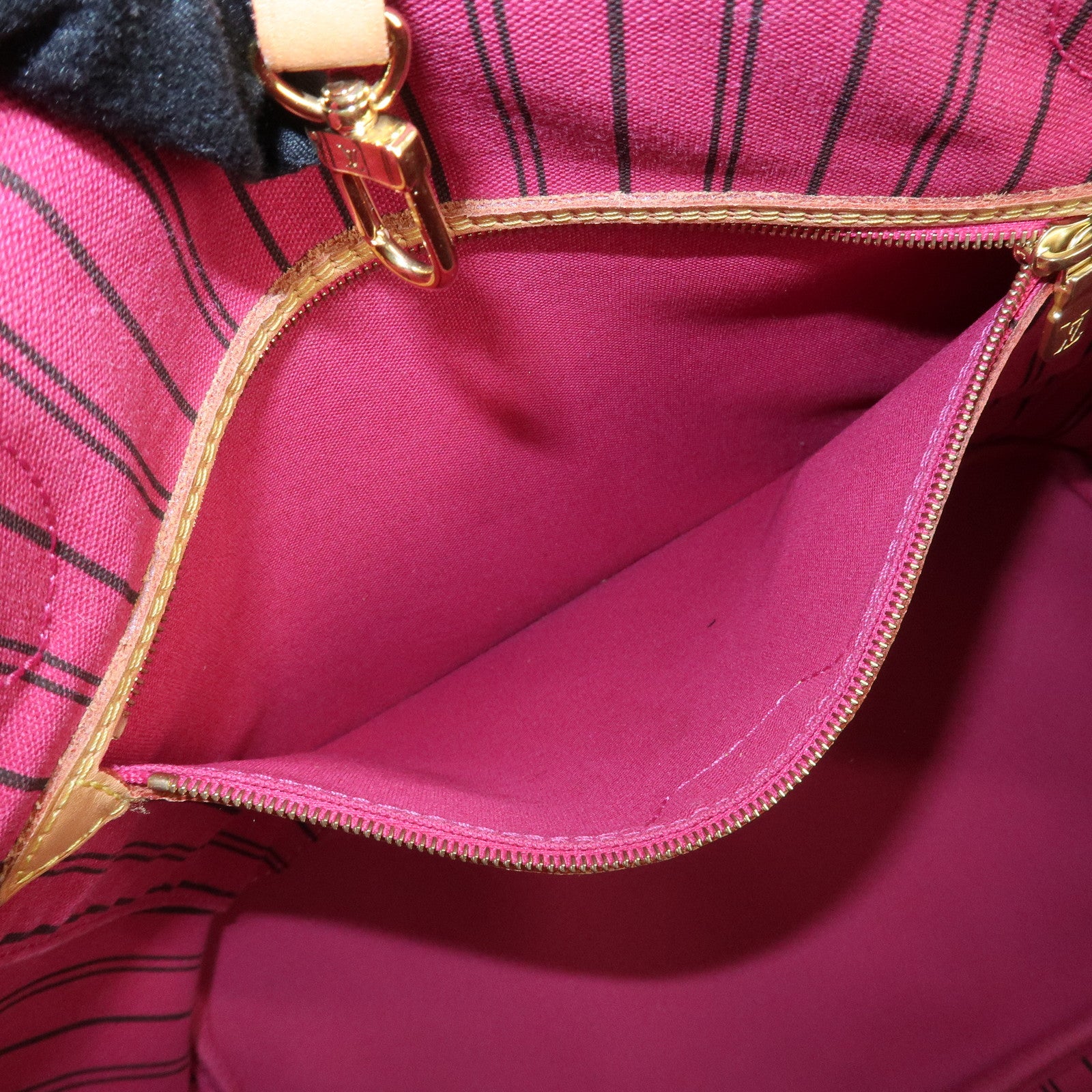 Louis Vuitton Monogram Neverfull MM Tote Bag Pivoine M41178 Used