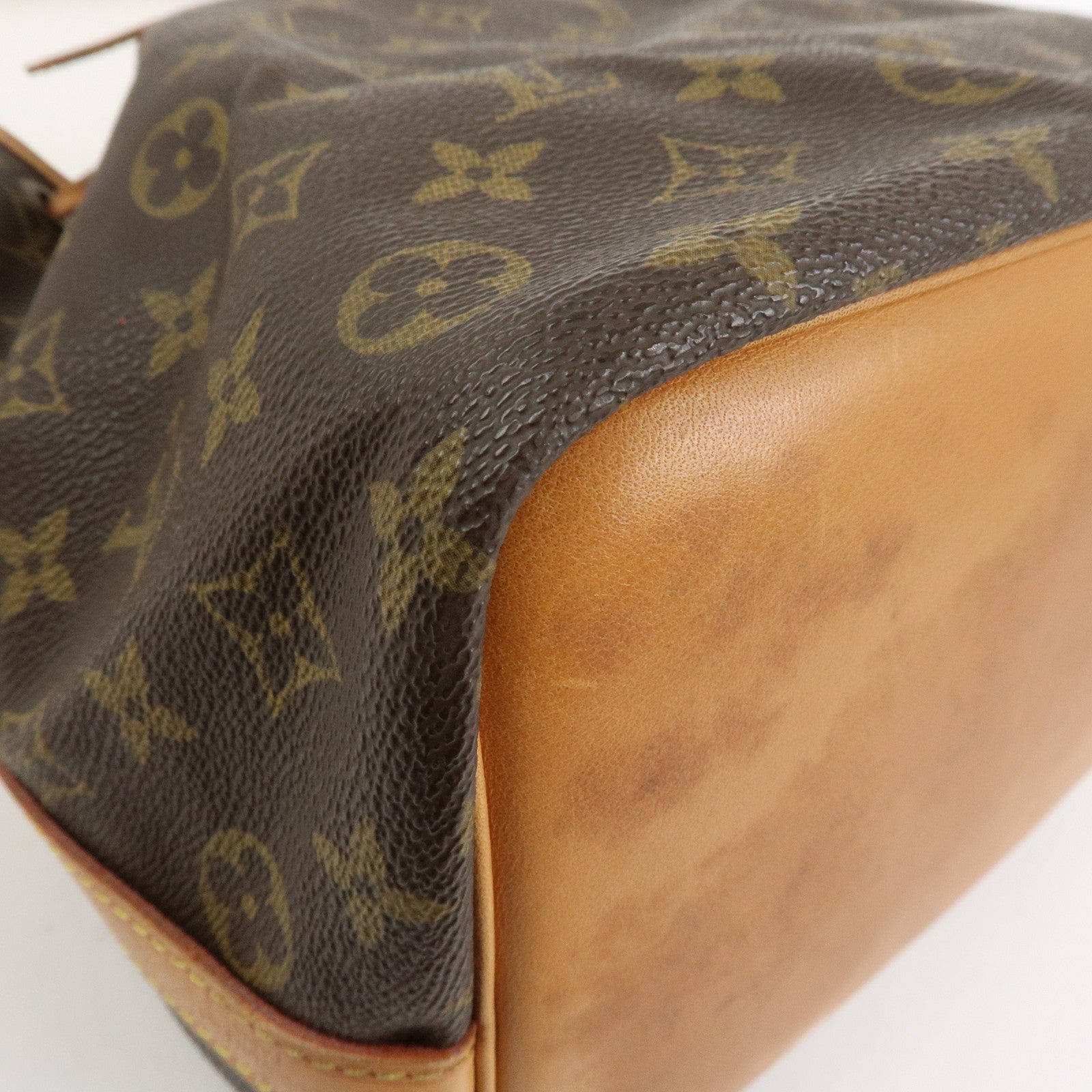 Louis Vuitton Monogram Petit Noe Shoulder Bag Brown M42226