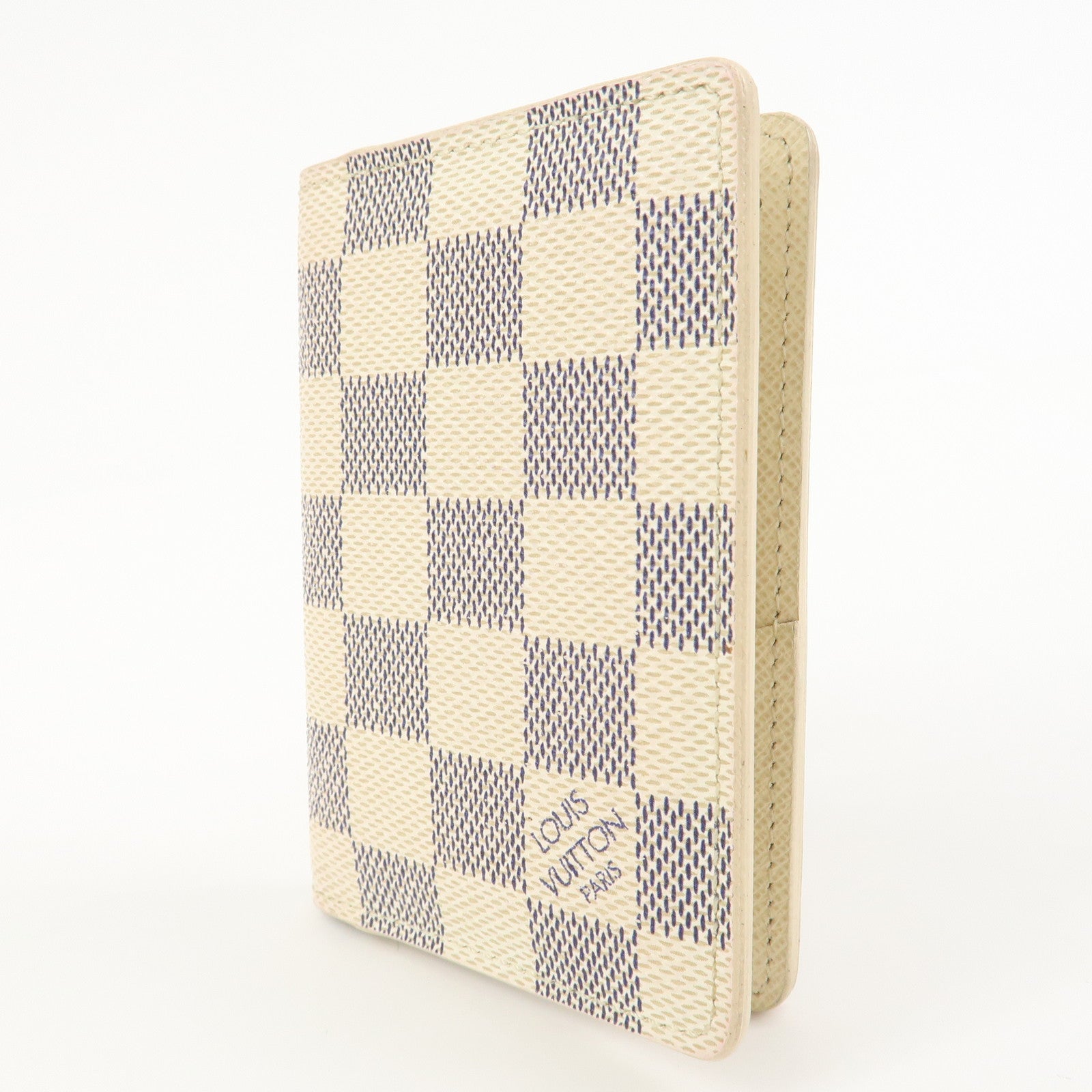Louis Vuitton Damier Azur Pocket Organizer Card Case N63144