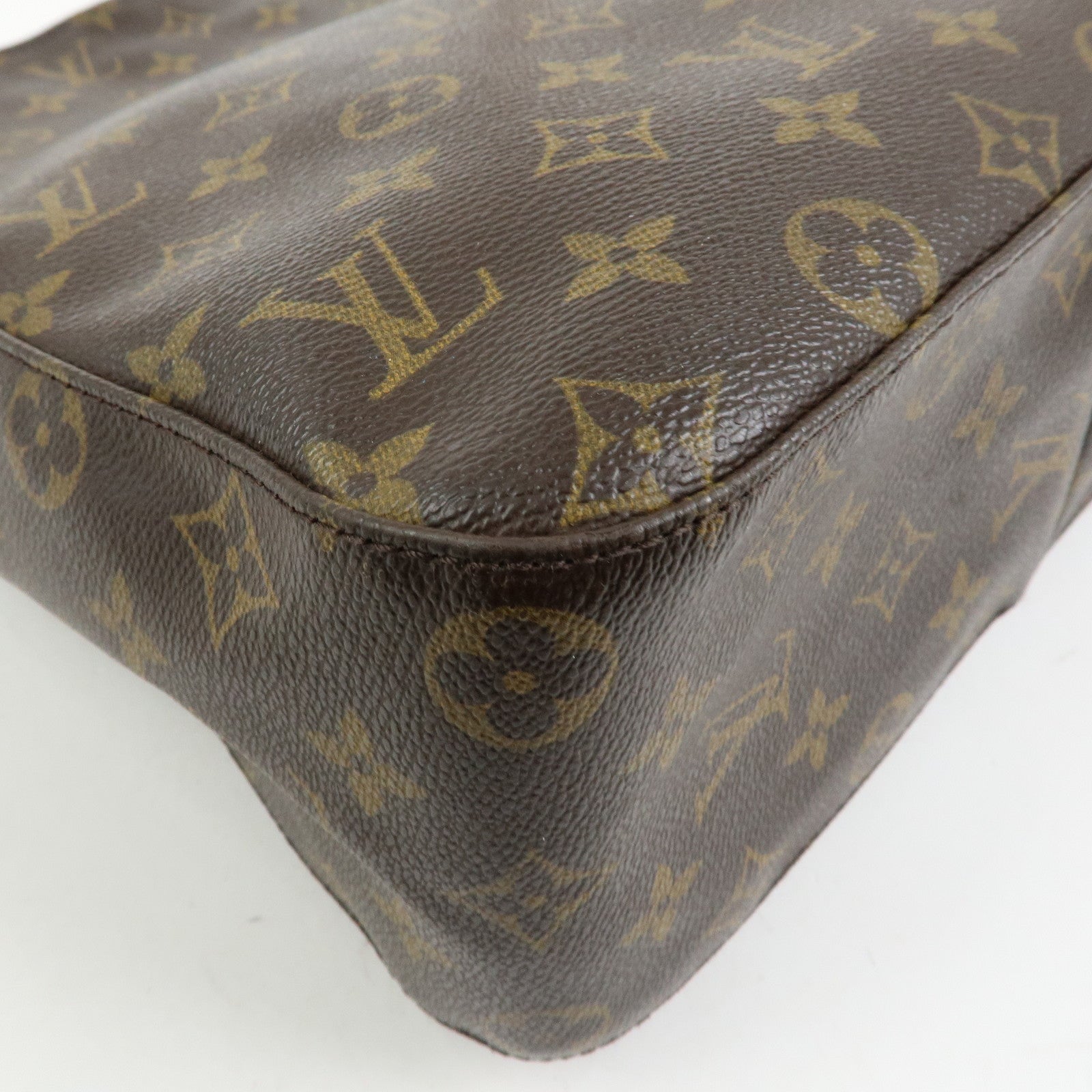 Louis Vuitton Monogram Looping GM Shoulder Bag Brown M51145
