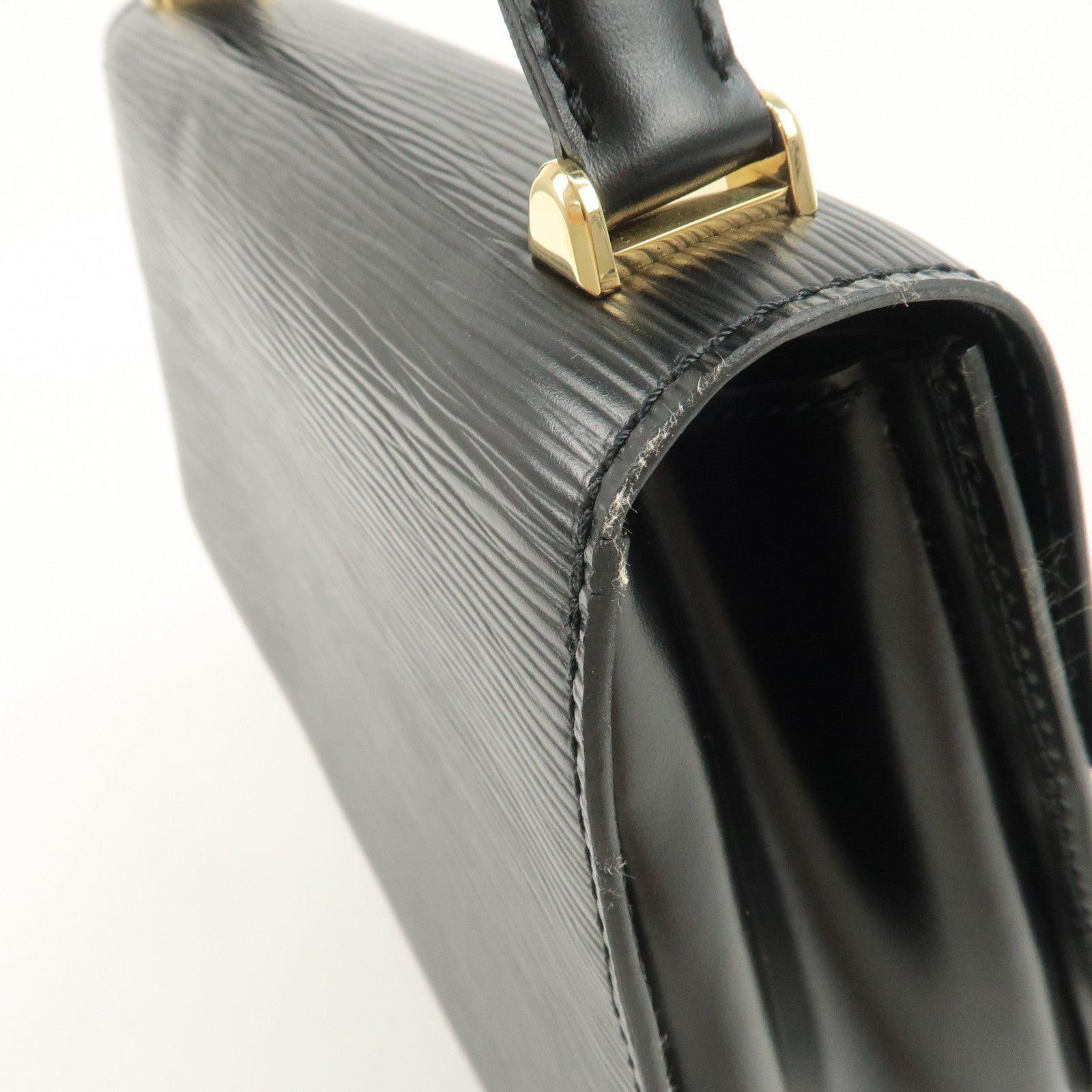 Louis Vuitton Epi Tilsit Shoulder Bag Hand Bag Noir M52482