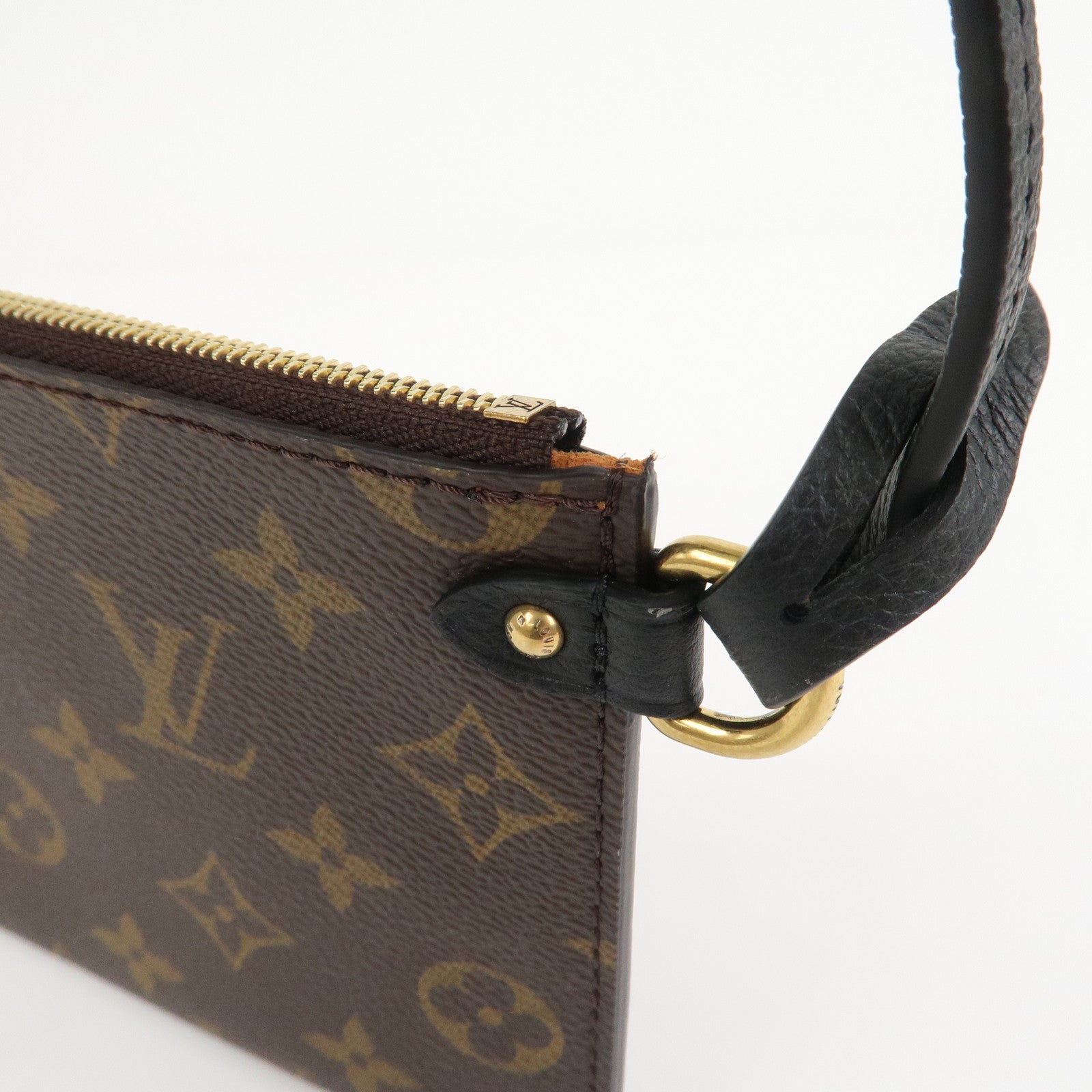 Louis Vuitton Monogram Canvas Leather Pouch for Low Key Hobo MM