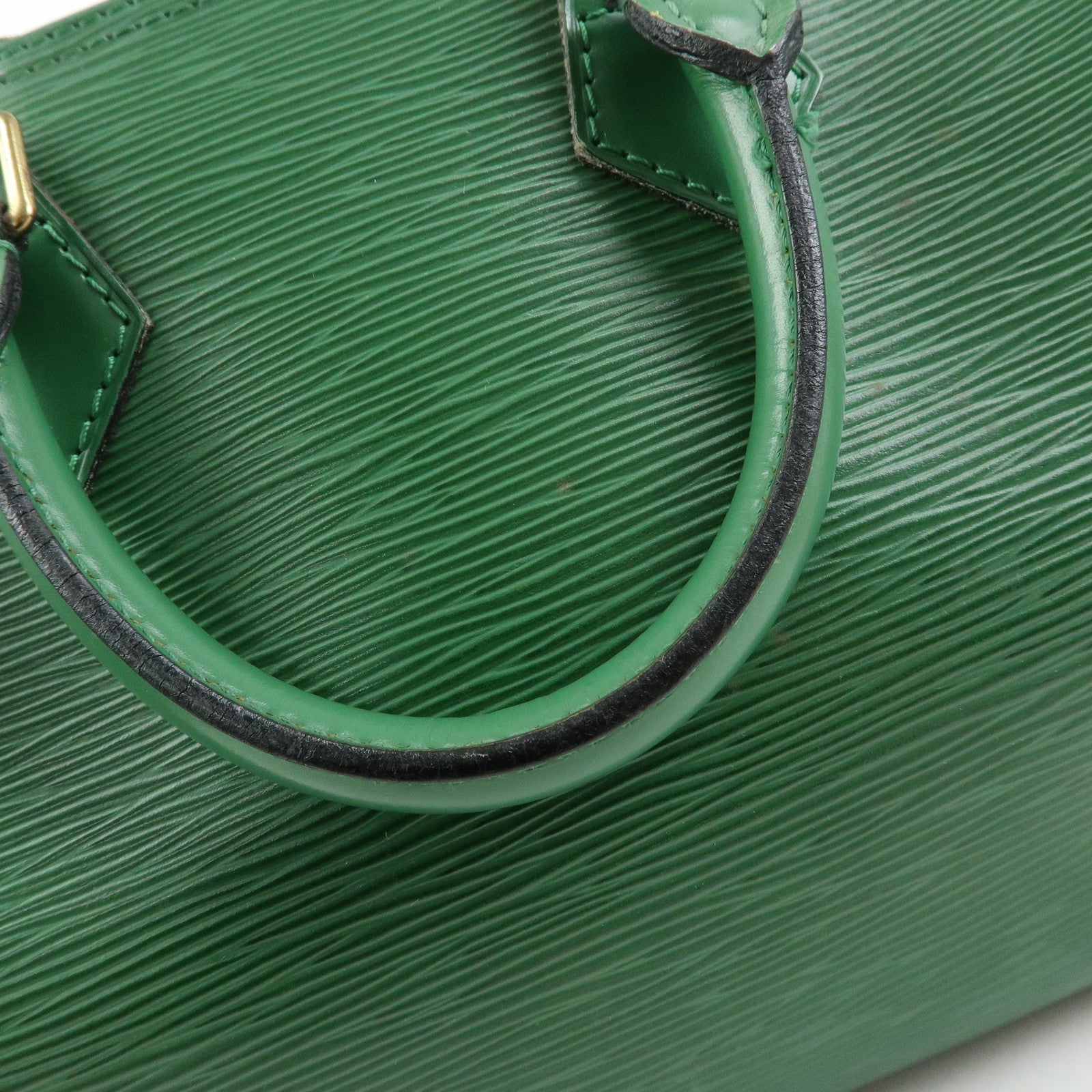 Louis Vuitton Epi Speedy 25 Hand Bag Boston Bag Borneo Green M43014