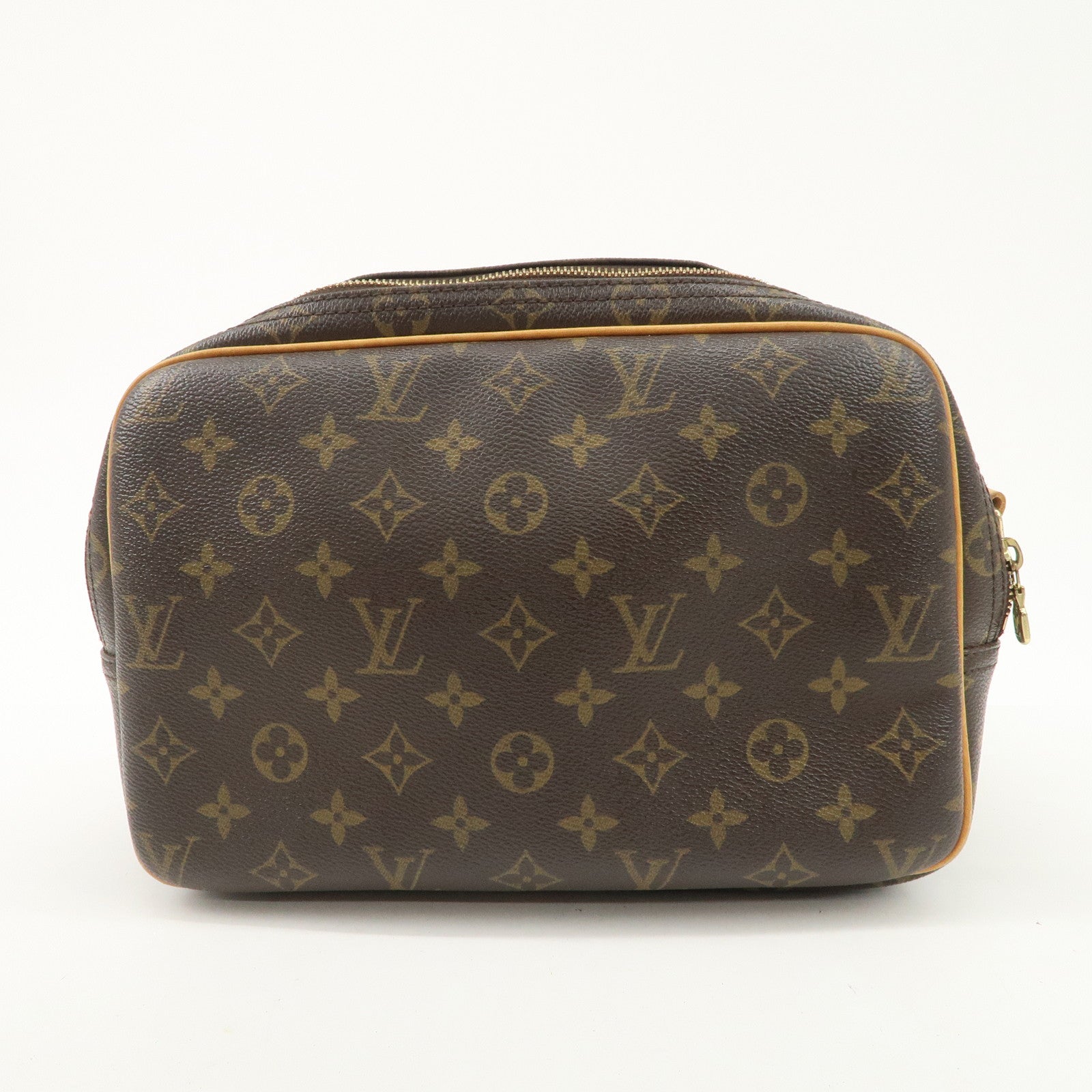 Louis Vuitton Monogram Reporter PM Shoulder Bag Brown M45254 Used