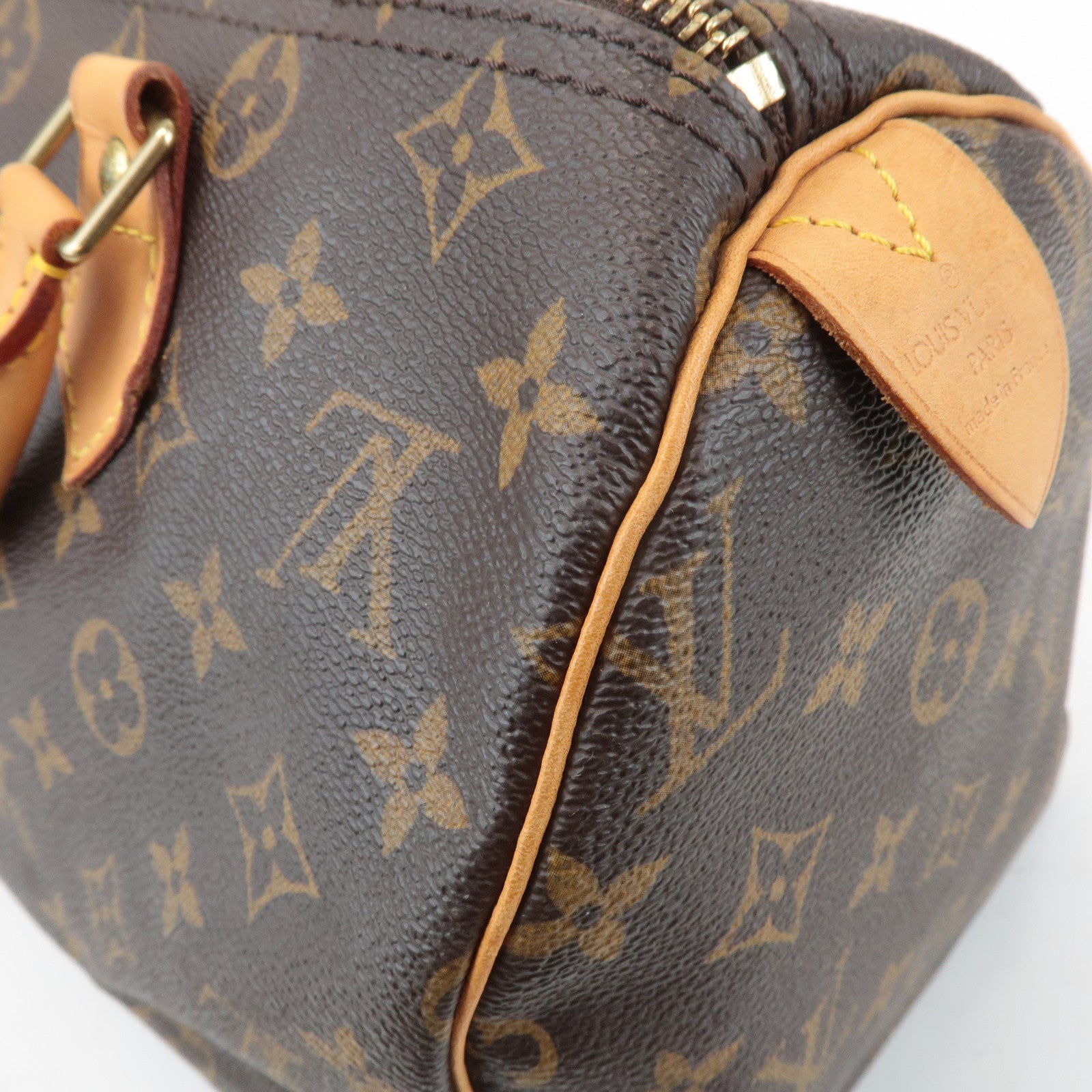 Louis Vuitton Monogram Speedy 30 Hand Bag Boston Bag M41526 Used
