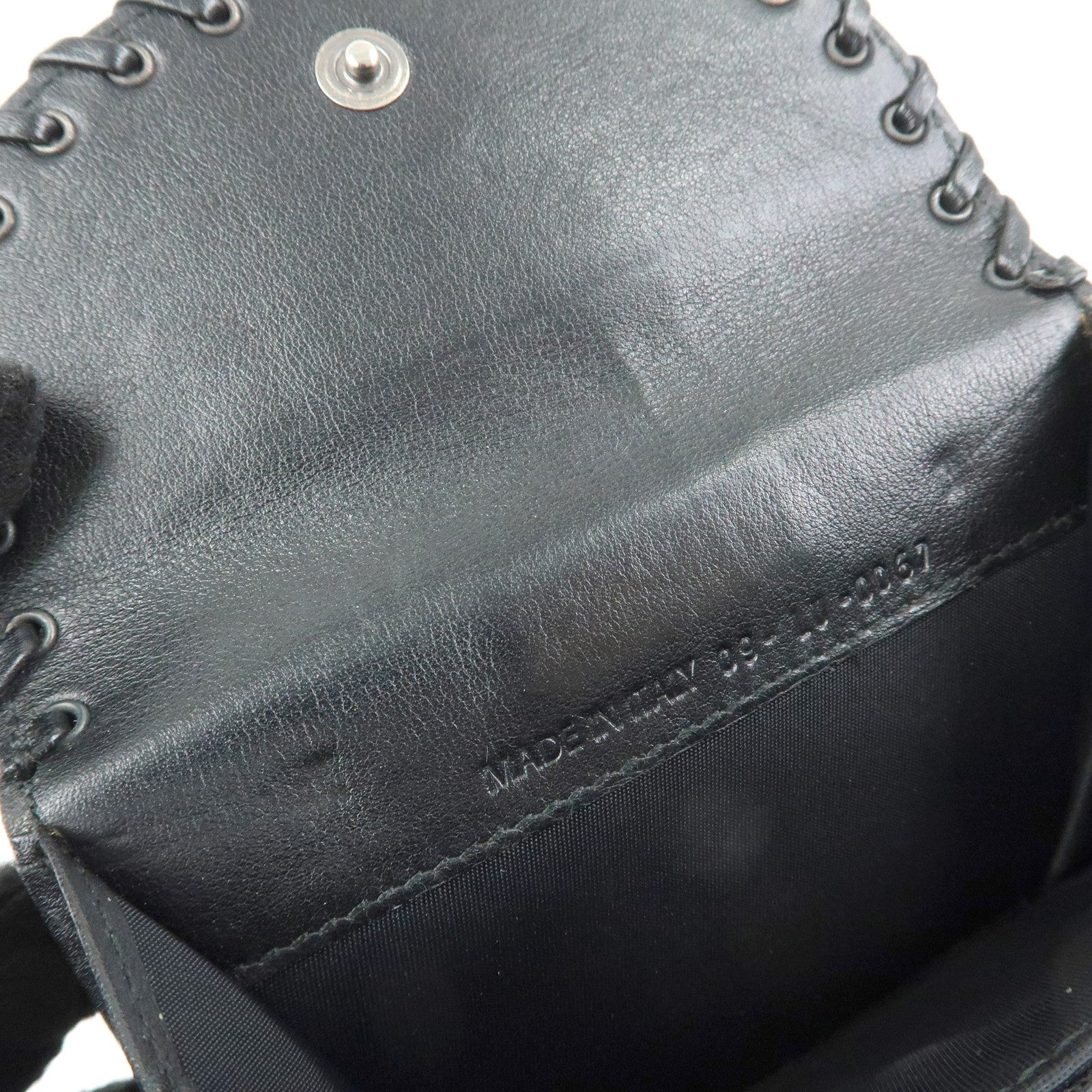 Christian Dior Trotter Ethnic Line Heart Bi-fold Compact Wallet