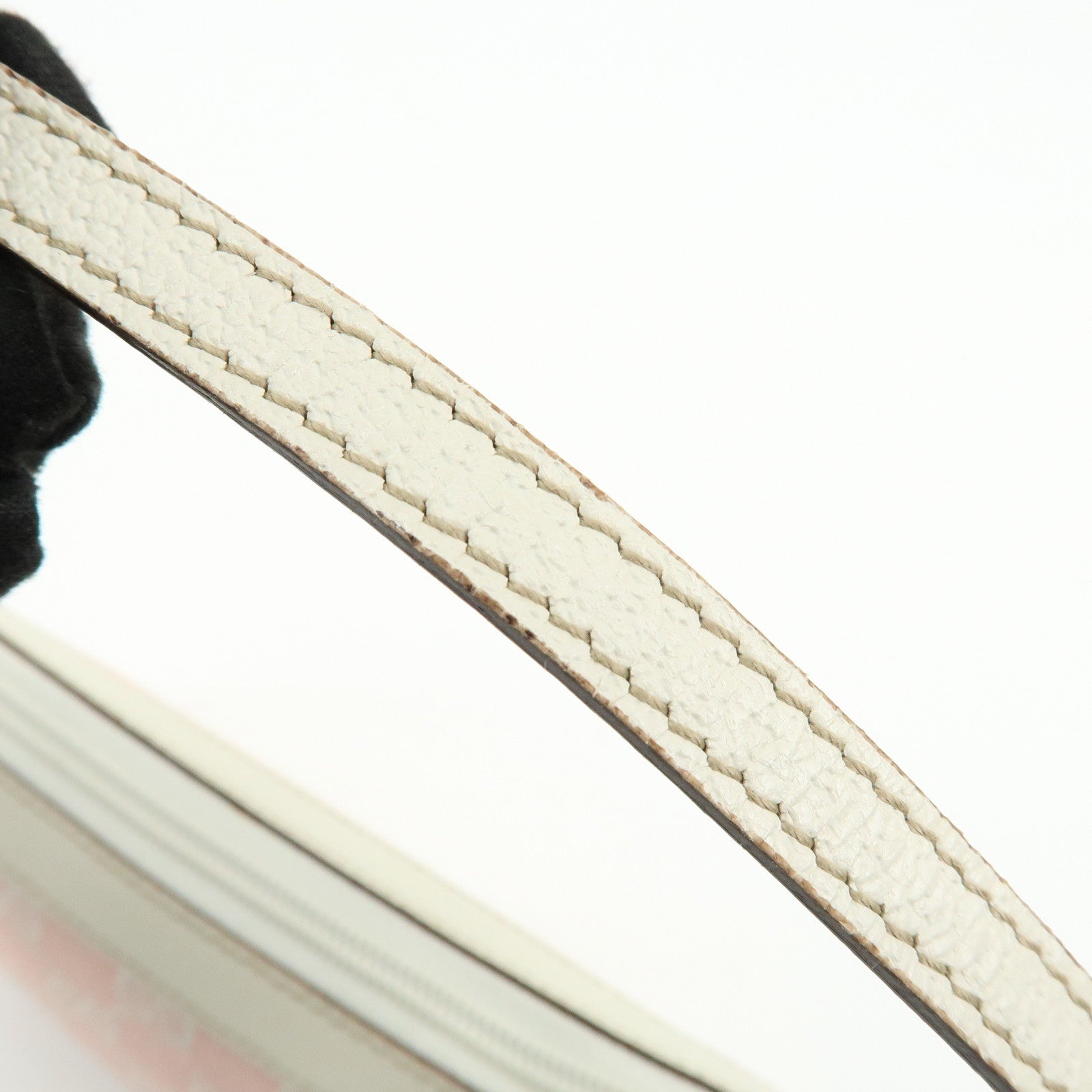 GUCCI GG Canvas Leather Hand Bag Pouch Shoulder Bag Pink 154432