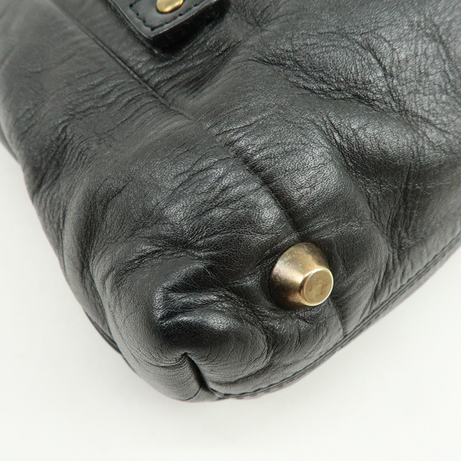 Chloe Victoria Leather 2Way Bag Shoulder Bag Black