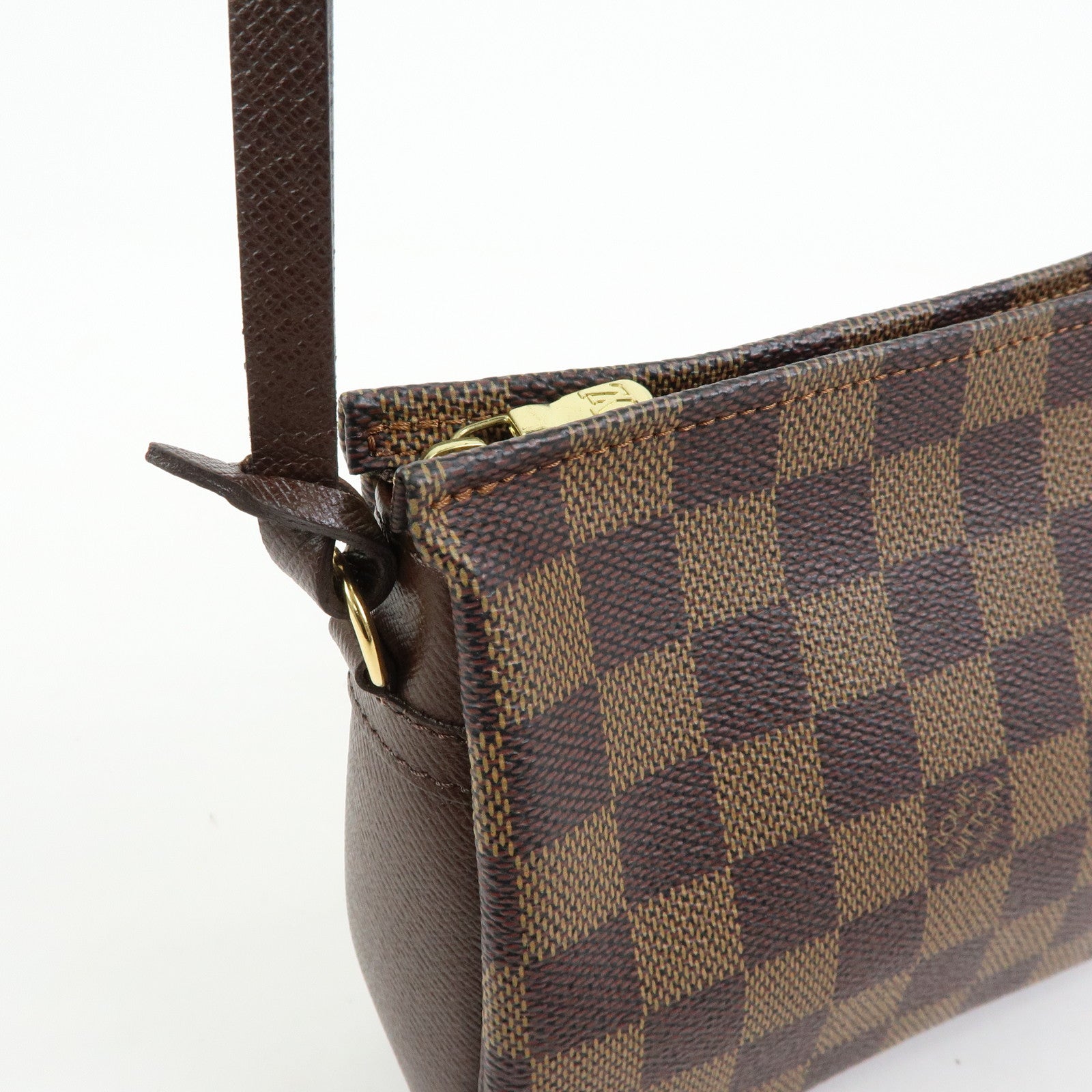 Louis Vuitton Damier Trousse Makeup Accessory Pouch Brown N51982