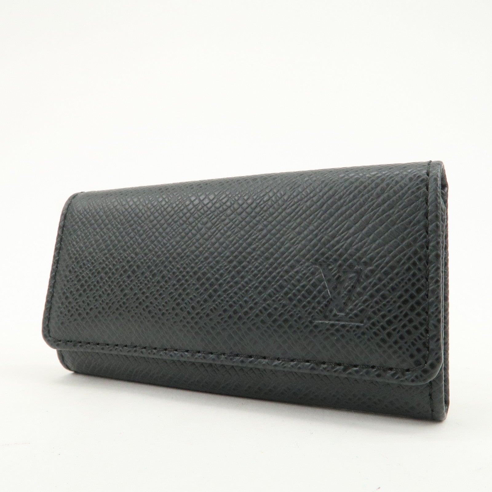 Louis Vuitton Taiga Leather Multiclés 4 Key Case Ardoise M30522