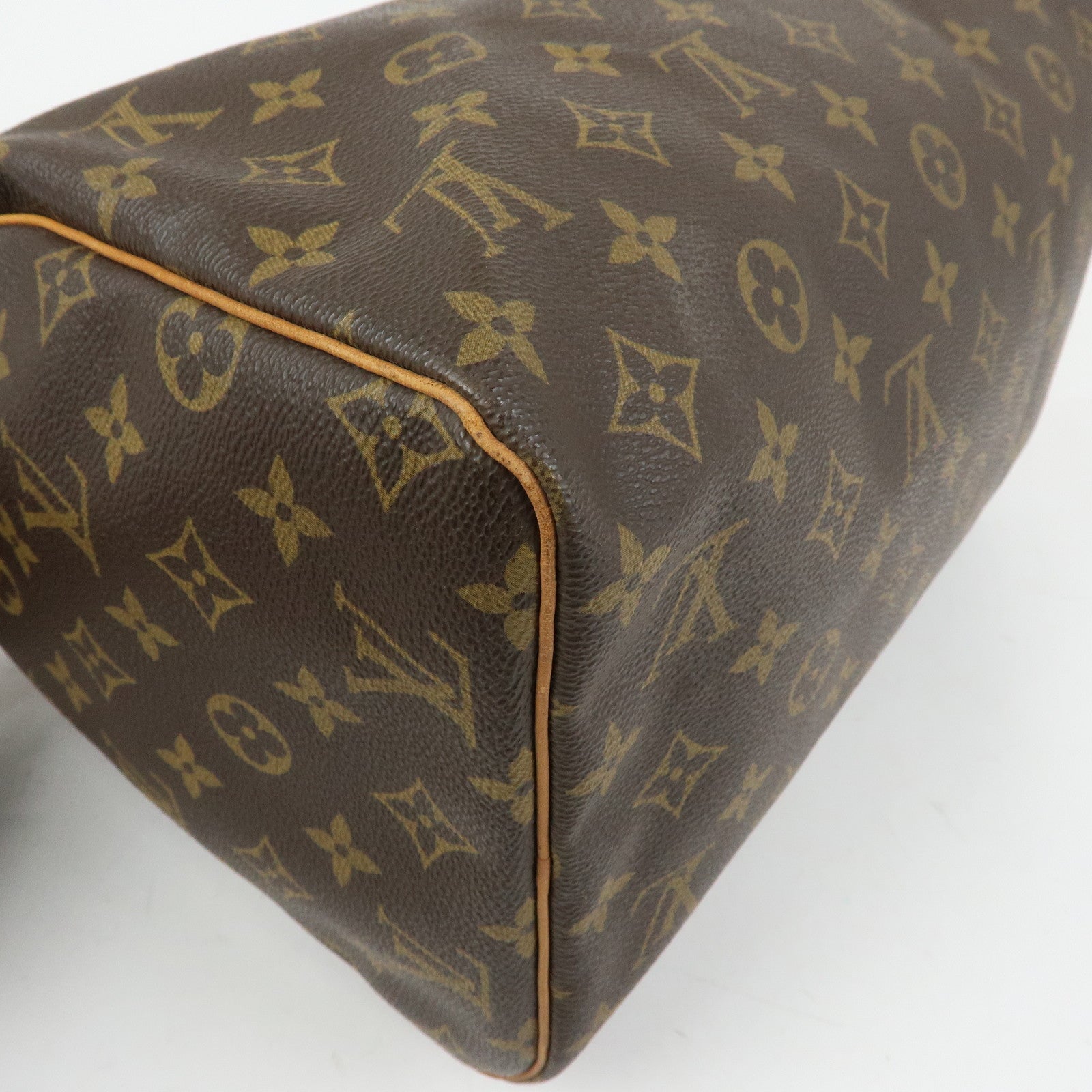 Louis Vuitton Monogram Speedy 30 Boston Bag Hand Bag Brown M41526