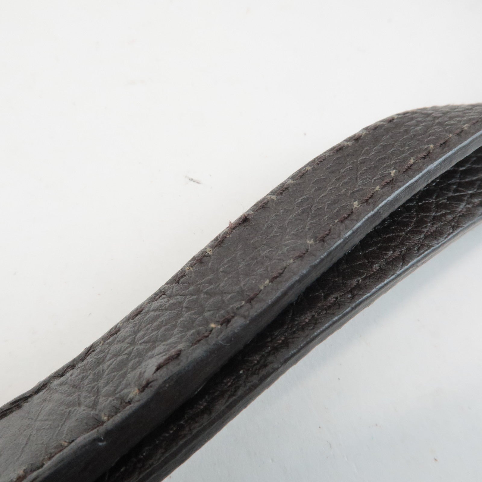 GUCCI Abbey GG Canvas Leather Shoulder Bag Dark Brown 265691 Used