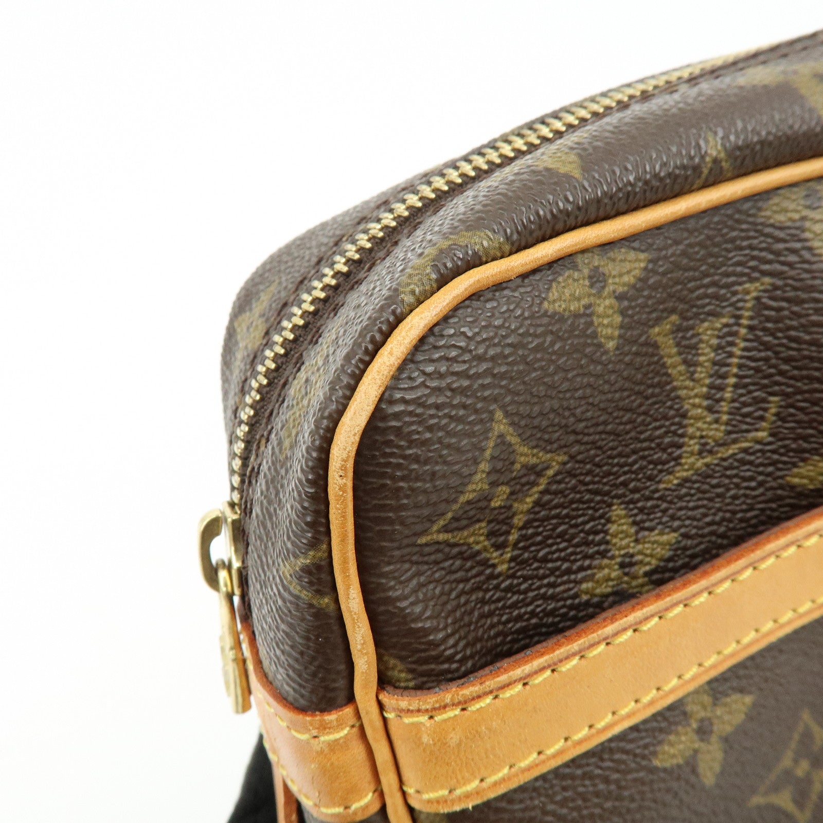 Louis Vuitton Monogram Compiegne 28 Pouch Clutch Bag Brown M51845