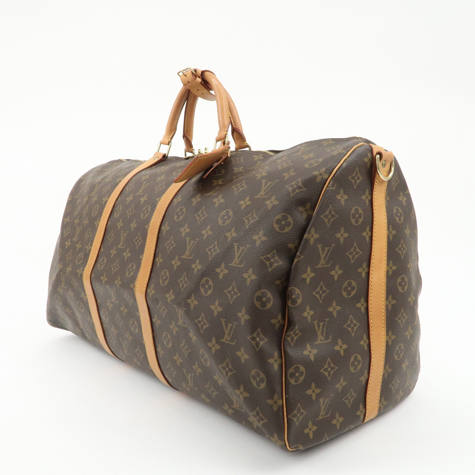 Louis Vuitton Monogram Keep All Bandouliere 60 Boston Bag M41412