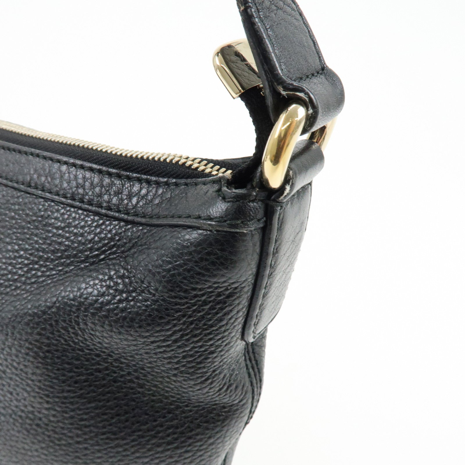 GUCCI SOHO Interlocking G Leather Shoulder Crossbody Bag 308361