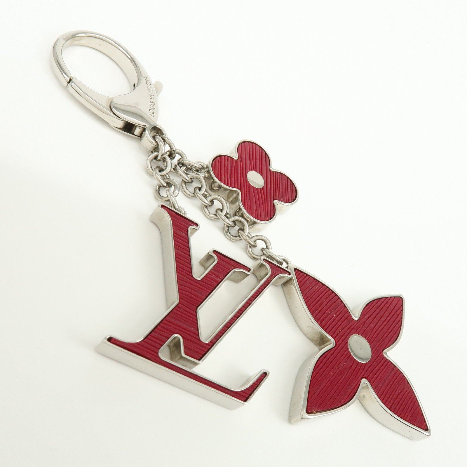 Louis Vuitton Bijou Sac Fleur de Epi Bag Charm Bordeaux M66502