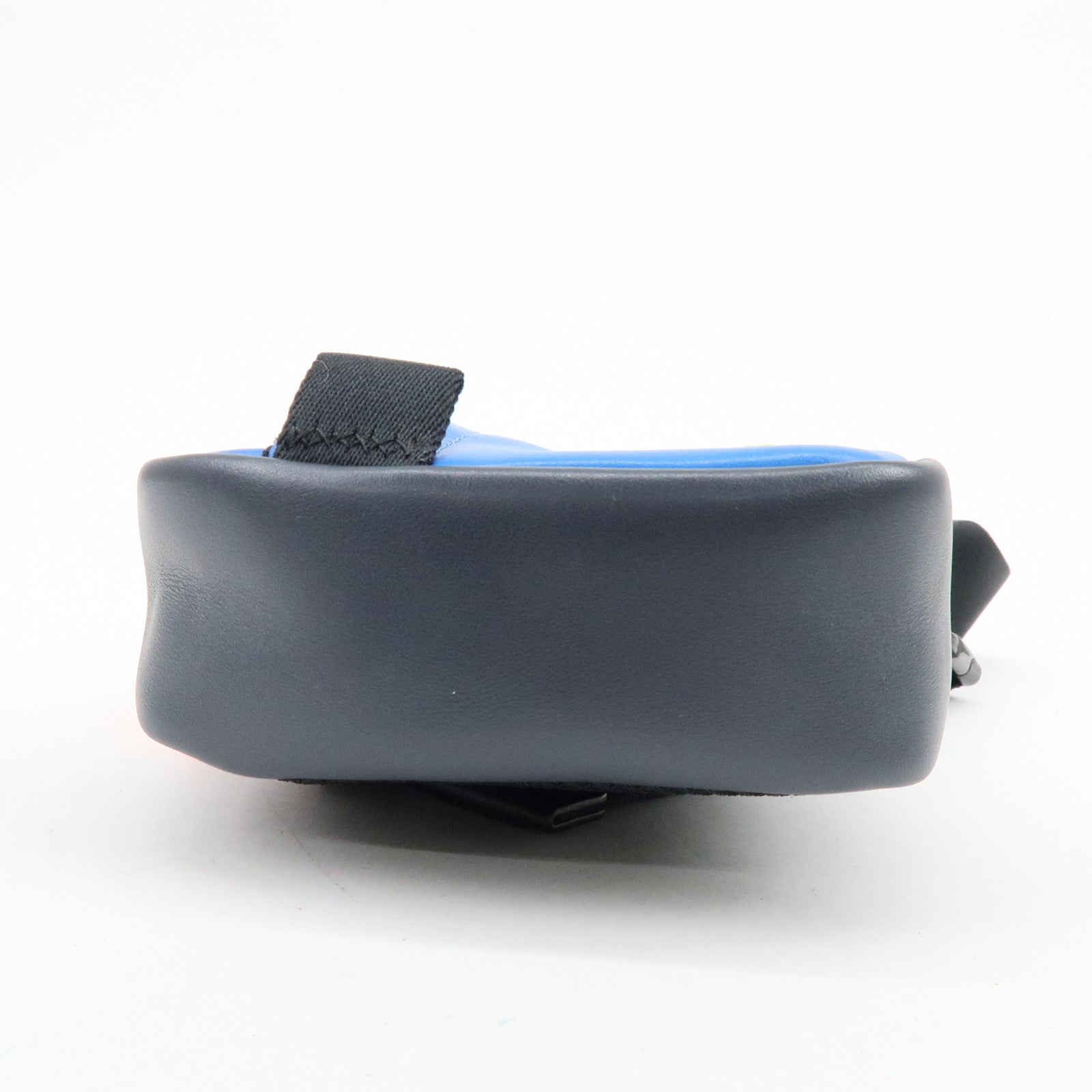 COACH Edge L-Pack Leather Waist Bag Crossbody Bag Blue Black