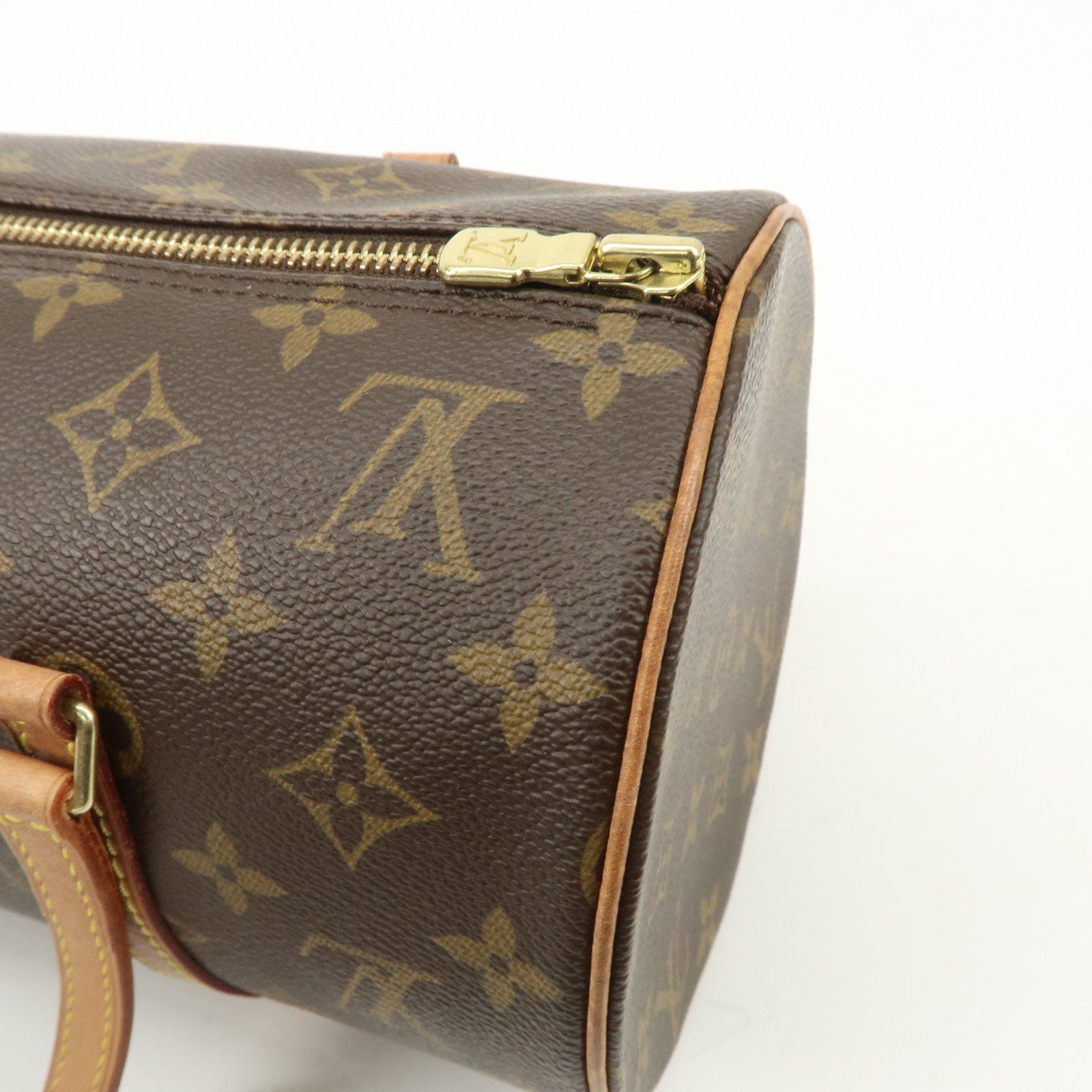Louis Vuitton Monogram Papillon 30 Hand Bag New Style Brown M51385