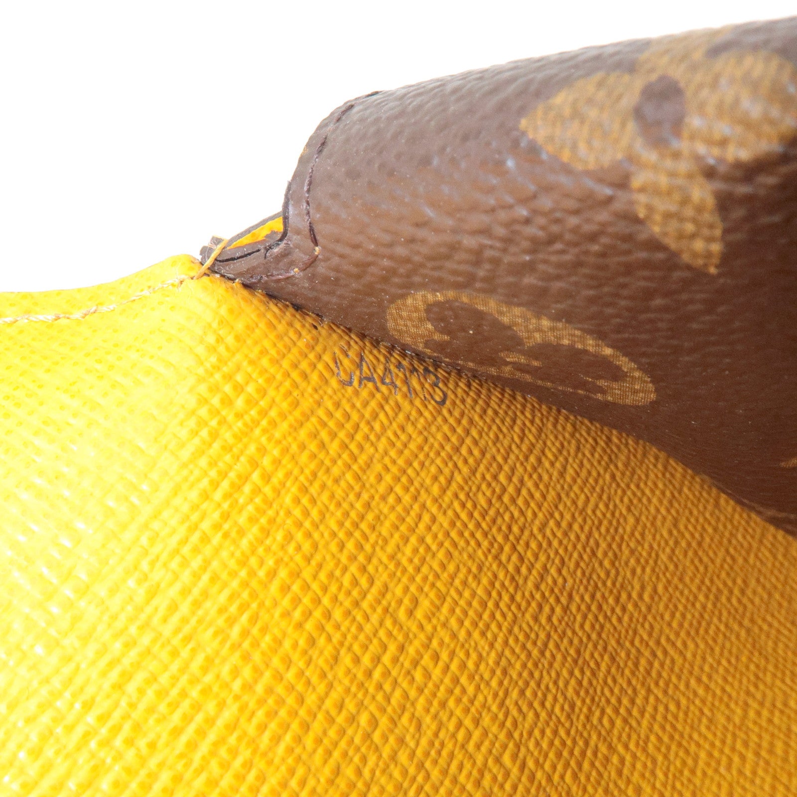 Louis Vuitton Monogram Epi Portefeuille Marie Louron Yellow M60506 Used
