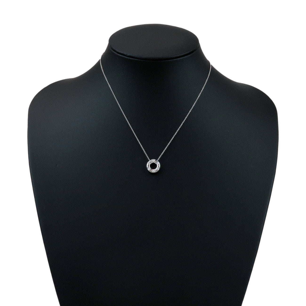 Tiffany & Co Dots Circle 6P Diamond Necklace PT950 Platinum