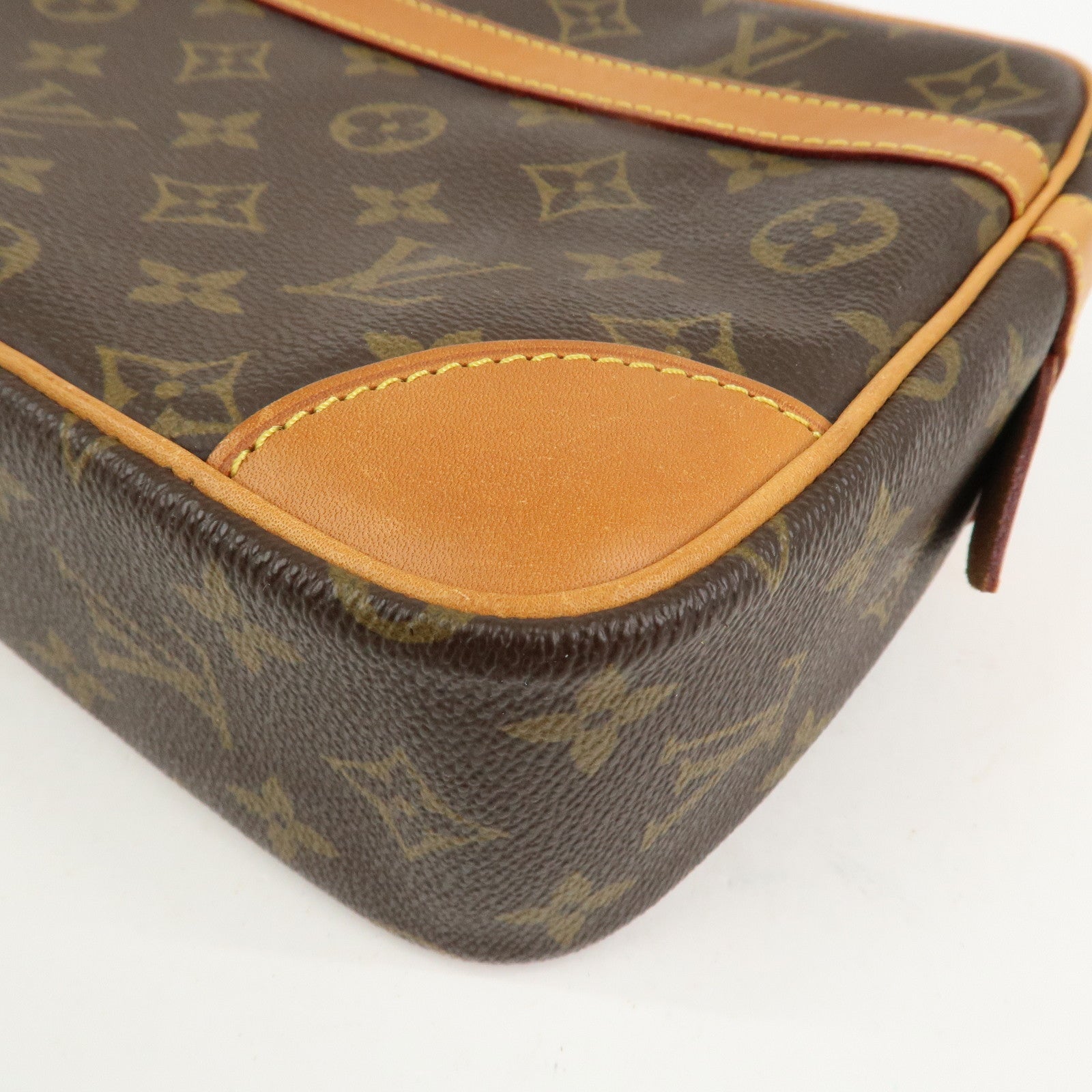 Louis Vuitton Monogram Compiegne 28 Pouch Clutch Bag Brown M51845