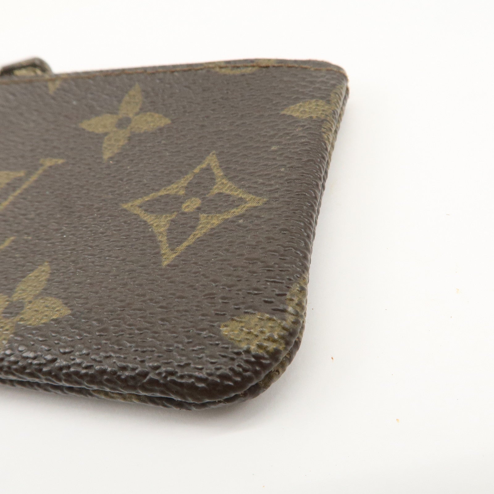 Louis Vuitton Monogram Set of 2 Canvas Coin Case Brown M62650 Used