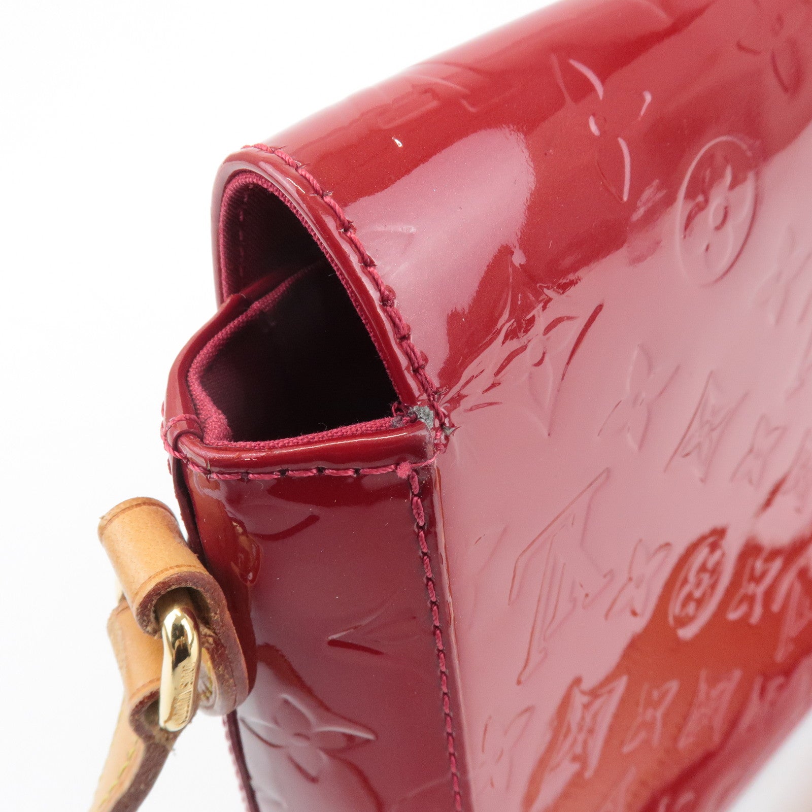 Louis Vuitton Vernis Leather Bellflower GM Pomme d'Amour M91708